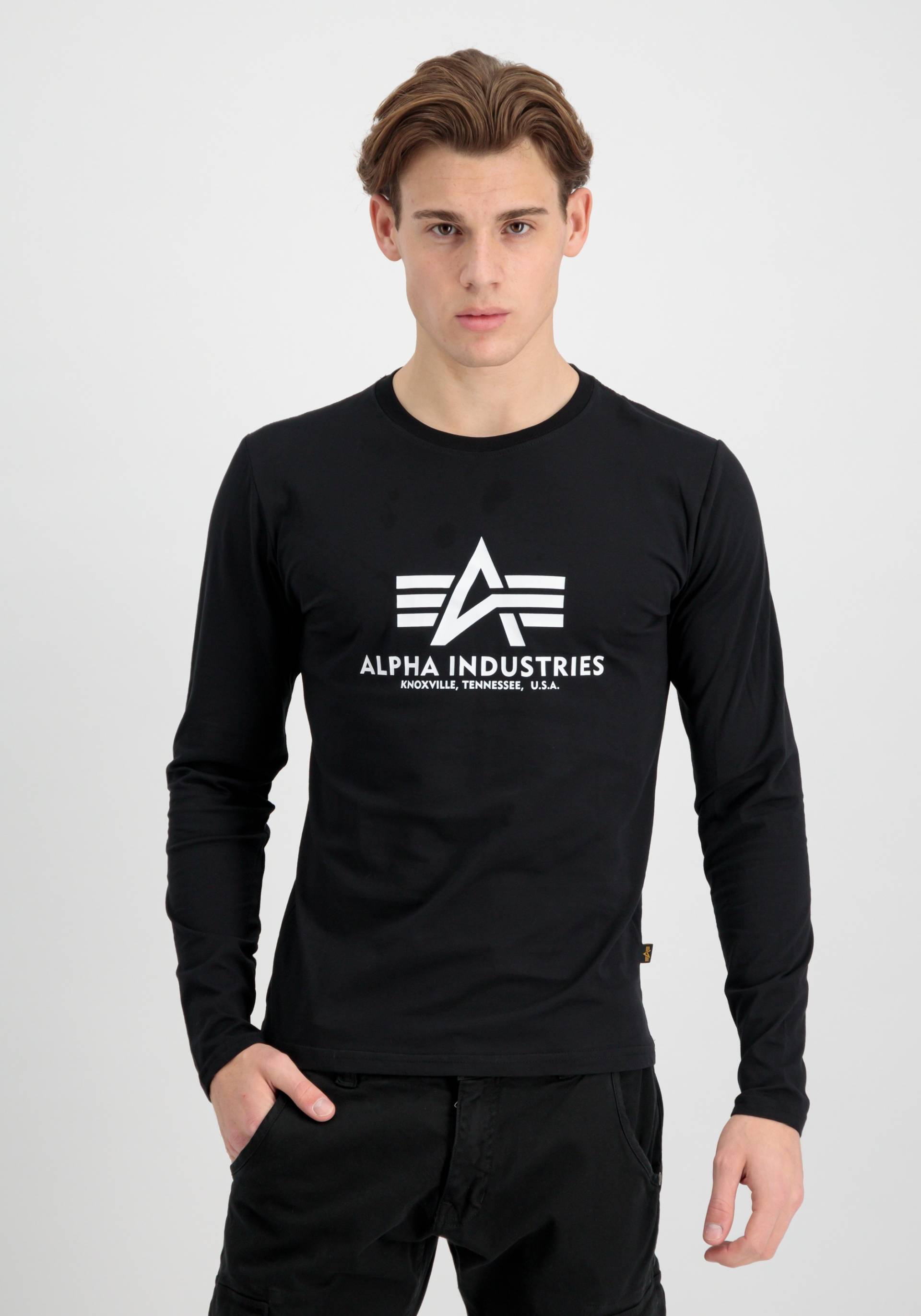 Alpha Industries Longsleeve »ALPHA INDUSTRIES Men - Longsleeves Basic T - LS« von alpha industries