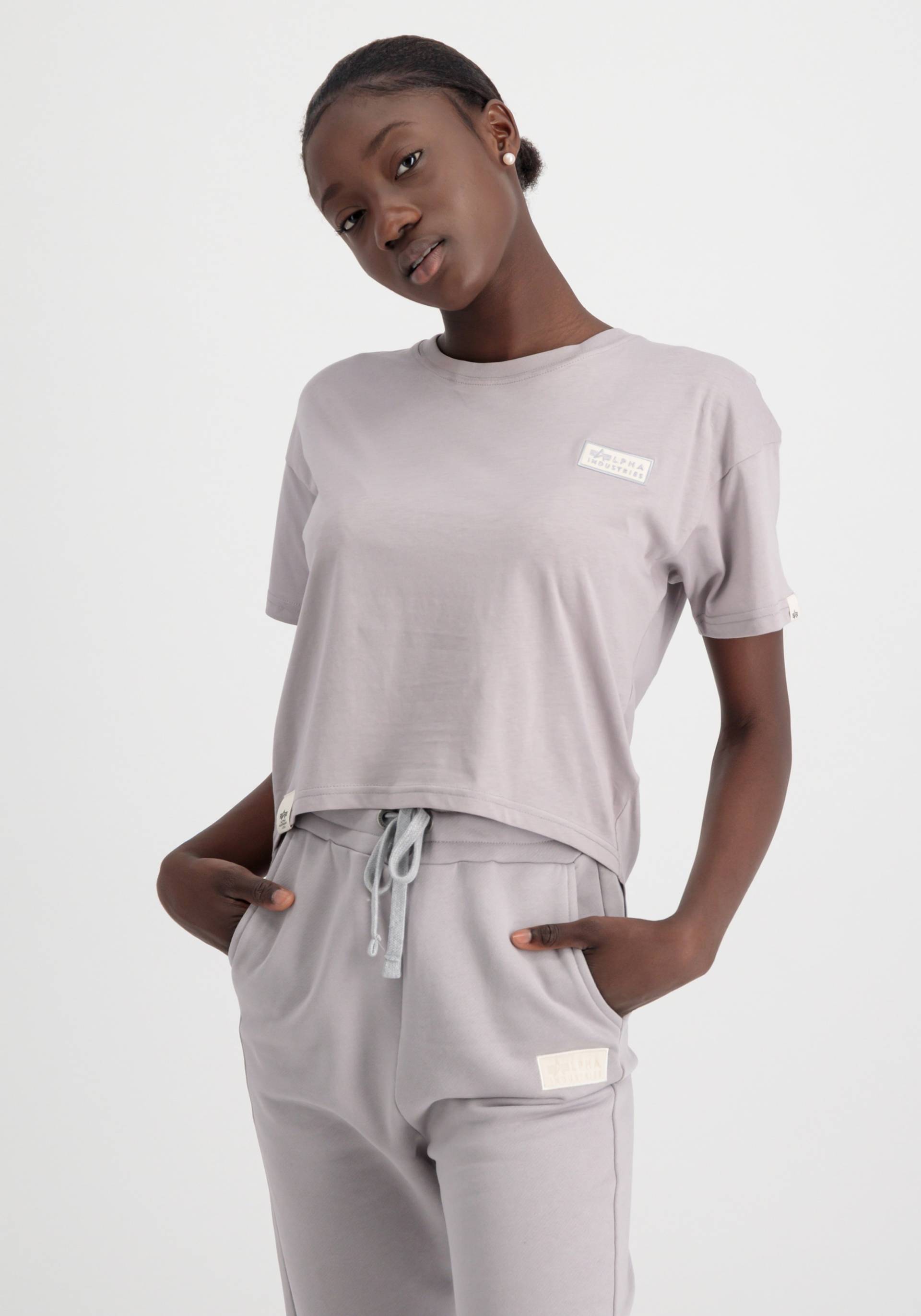 Alpha Industries Muscleshirt »ALPHA INDUSTRIES Women - T-Shirts Organics Cropped OS T Wmn« von alpha industries