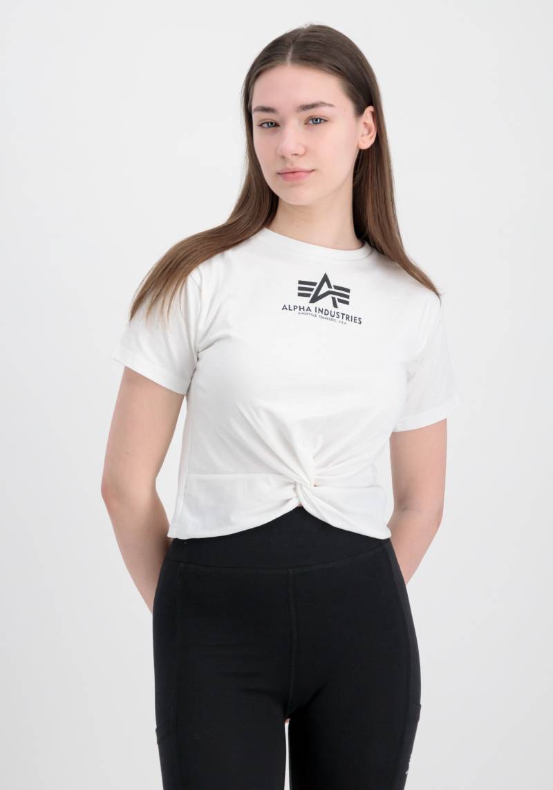 Alpha Industries Muscleshirt »Alpha Industries Women - T-Shirts Knotted Crop T-Shirt Women« von alpha industries