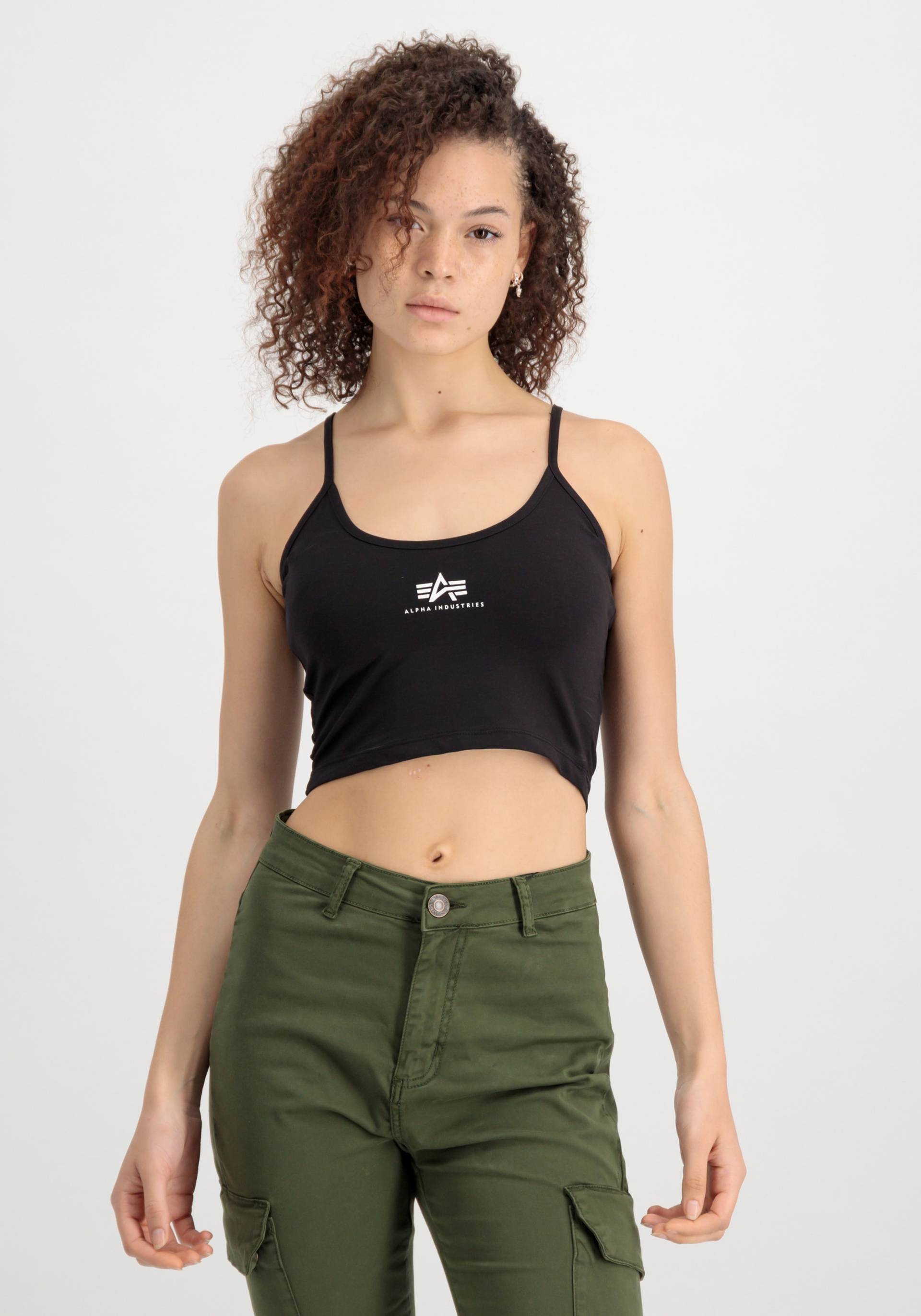 Alpha Industries Muscleshirt »ALPHA INDUSTRIES Women - Tank Tops Basic Crop-Top SL Wmn« von alpha industries