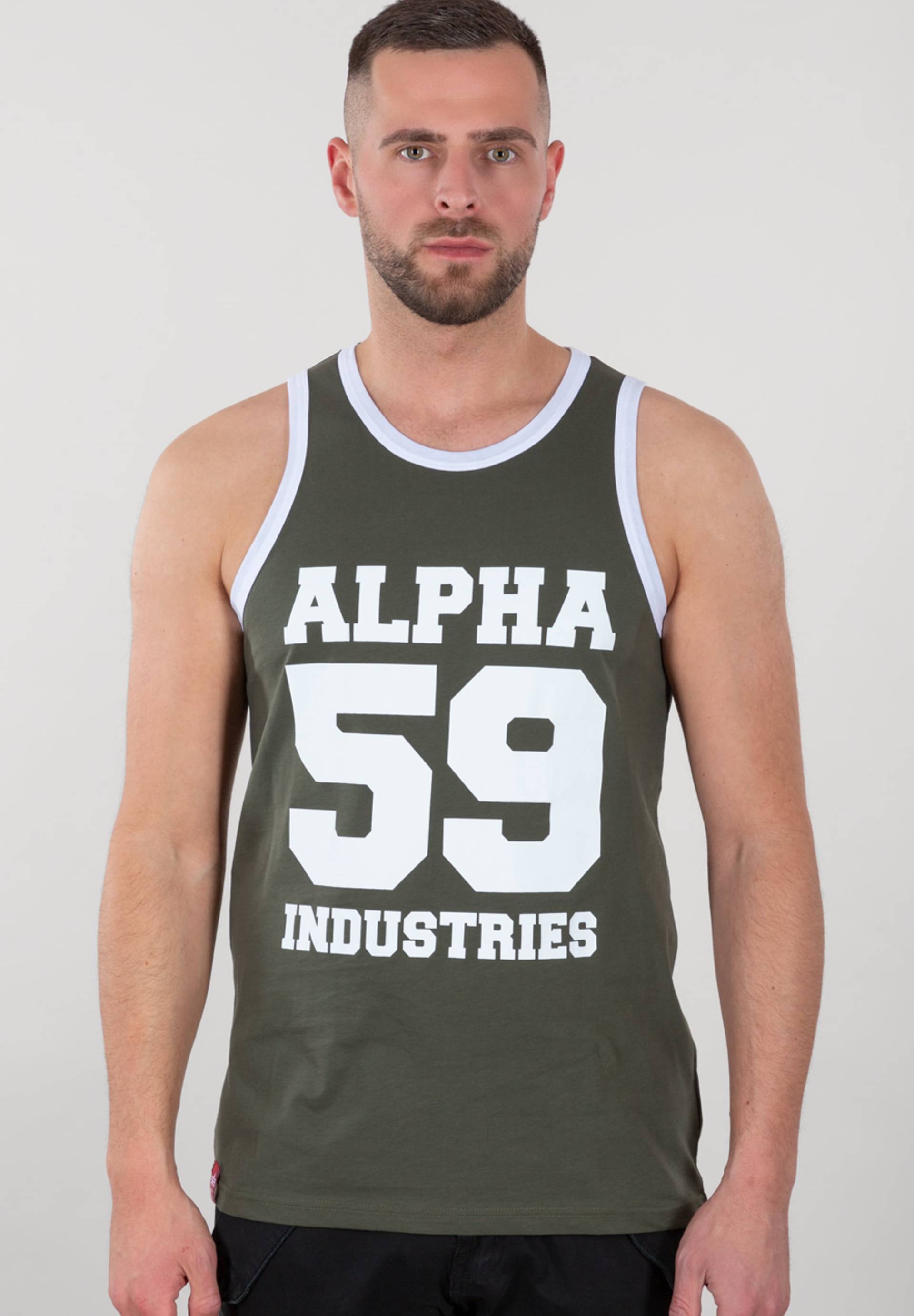 Alpha Industries Muskelshirt »ALPHA INDUSTRIES Men - Tank Tops 59 Tank« von alpha industries