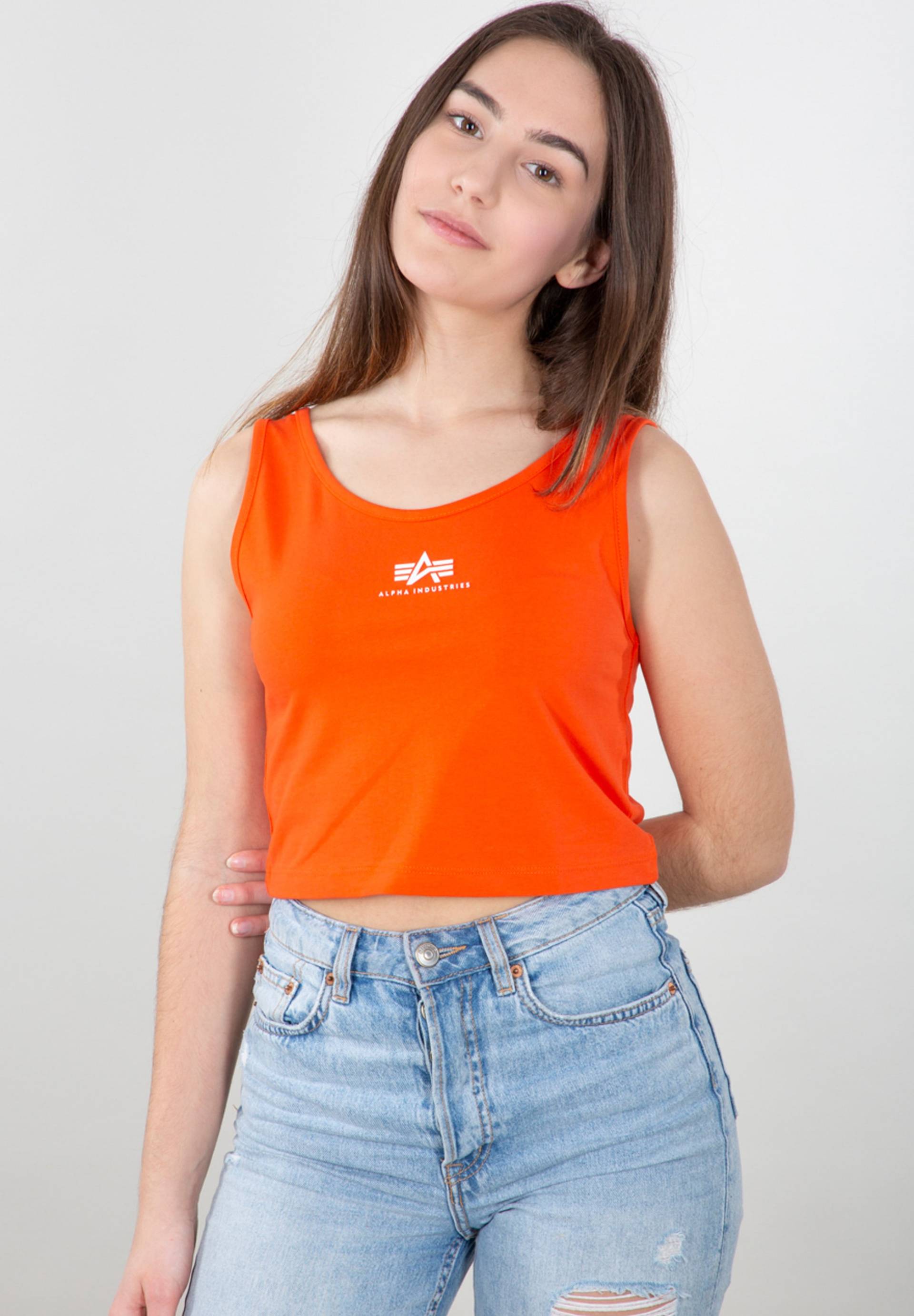 Alpha Industries Muskelshirt »ALPHA INDUSTRIES Women - Tank Tops Basic Crop-Tank SL Wmn« von alpha industries