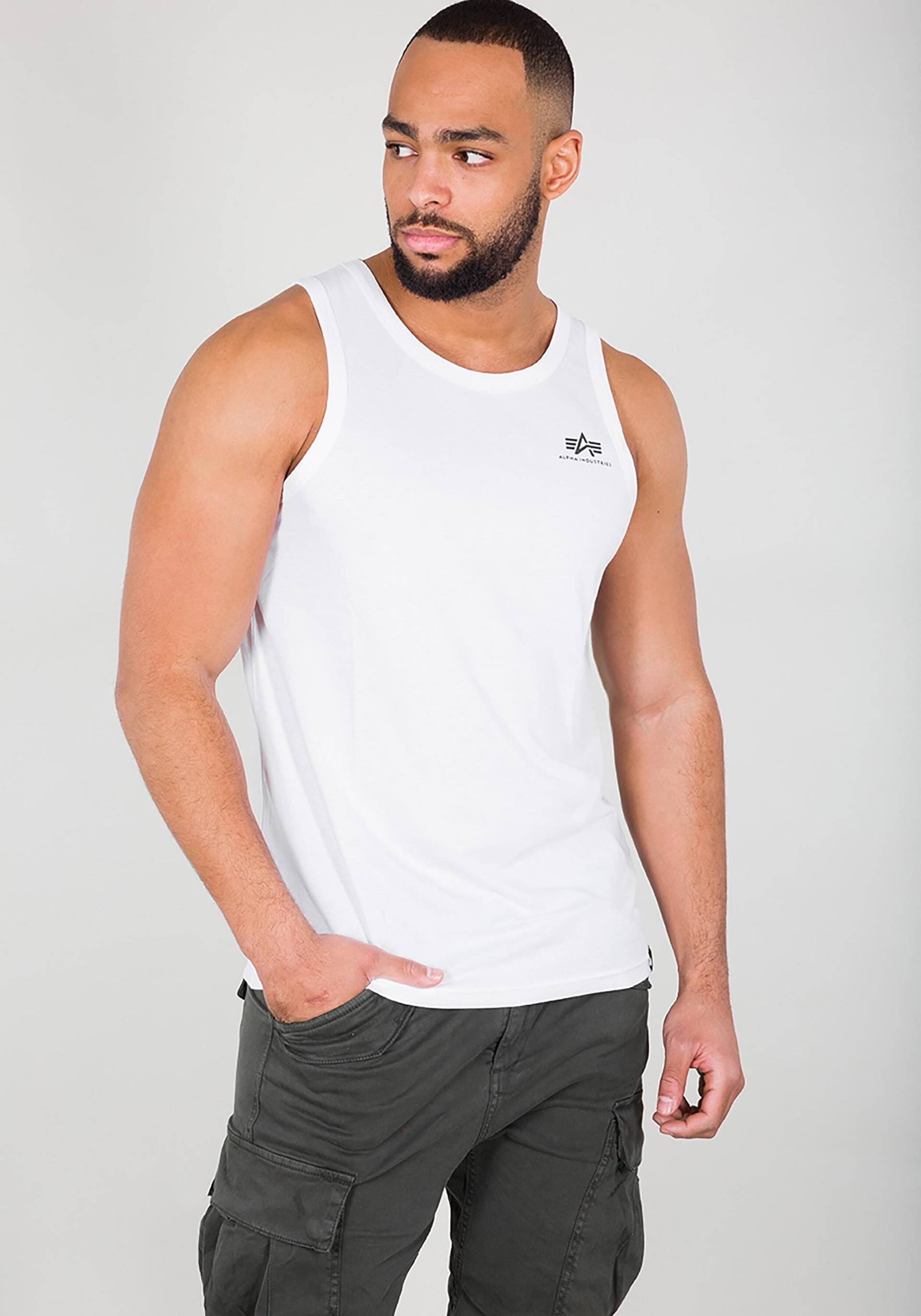 Alpha Industries Muscleshirt »ALPHA INDUSTRIES Men - Tank Tops Small Logo Tank« von alpha industries