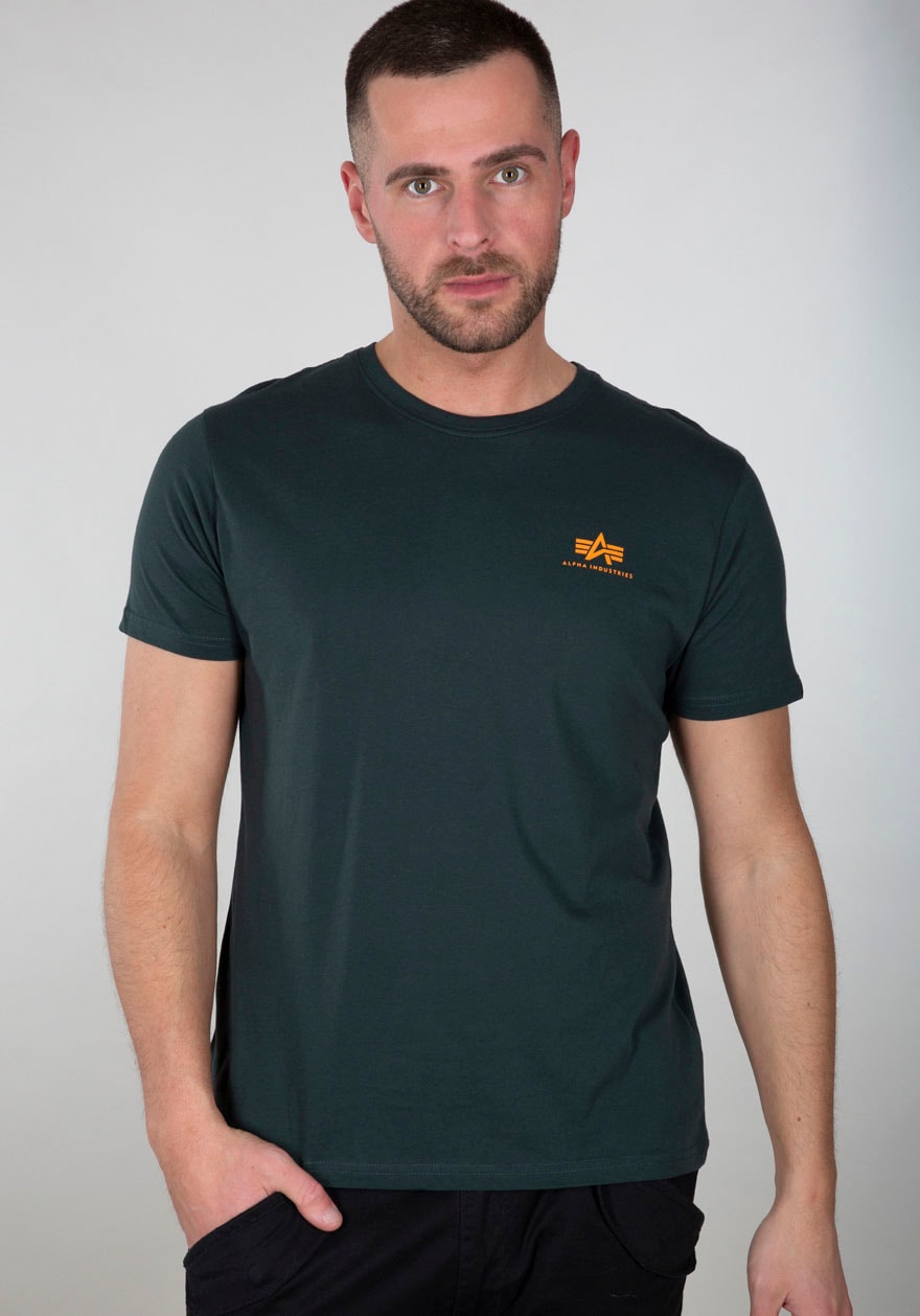 Alpha Industries Rundhalsshirt »BASIC T SMALL LOGO« von alpha industries