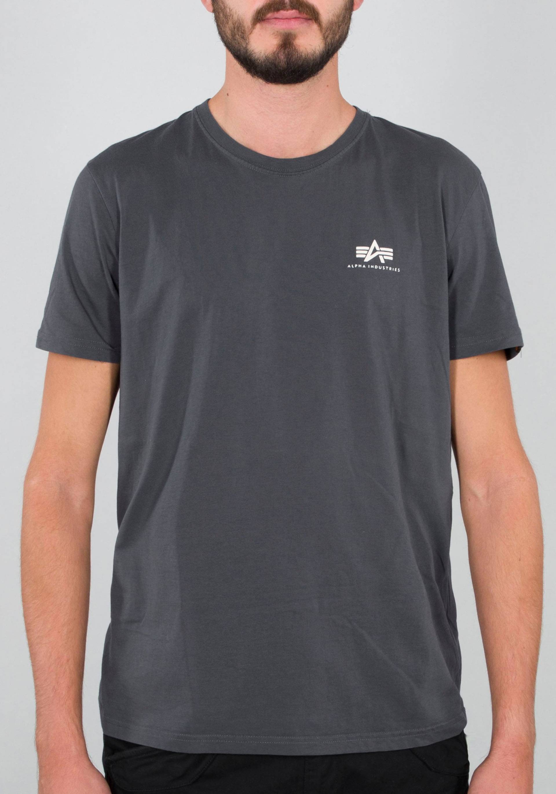 Alpha Industries Rundhalsshirt »BASIC T SMALL LOGO« von alpha industries