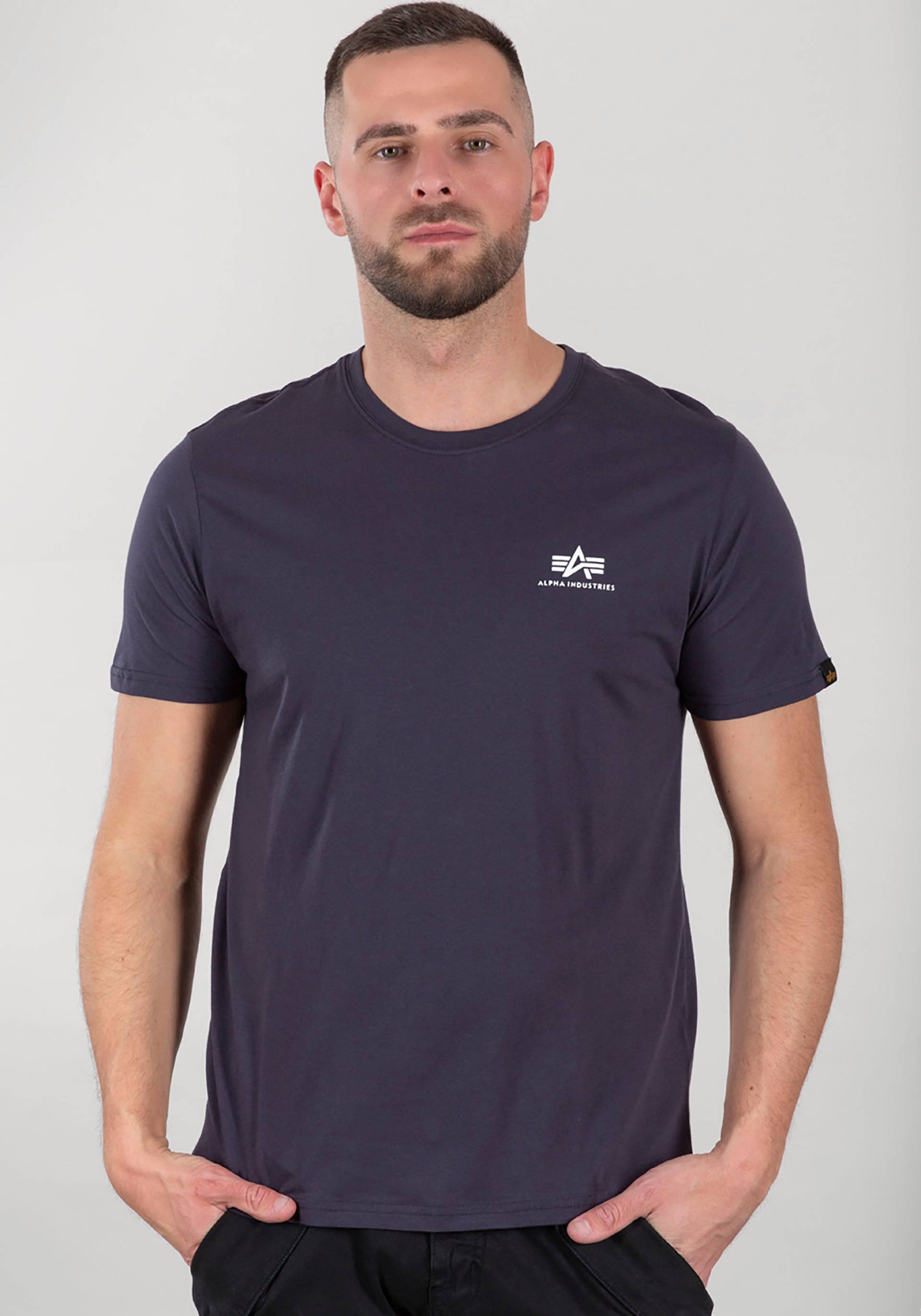 Alpha Industries Rundhalsshirt »BASIC T SMALL LOGO« von alpha industries