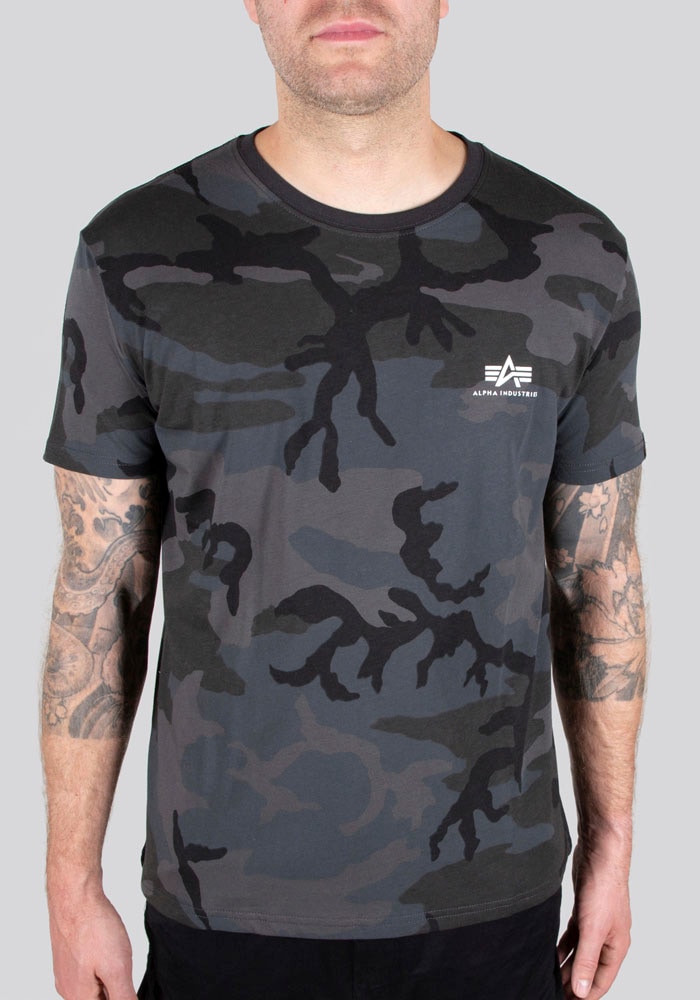 Alpha Industries Rundhalsshirt »Backprint T Camo« von alpha industries