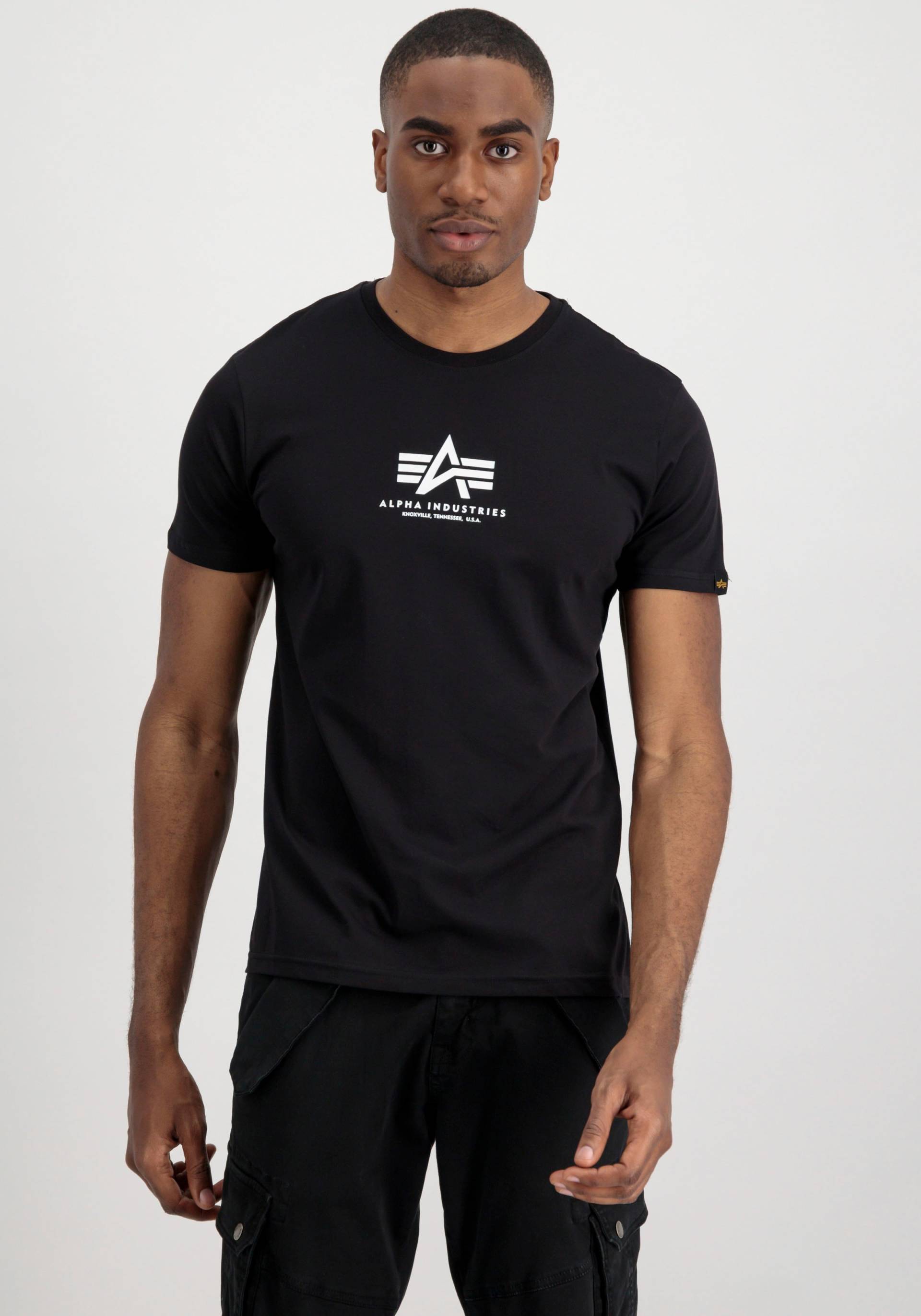 Alpha Industries Rundhalsshirt »Basic T ML« von alpha industries