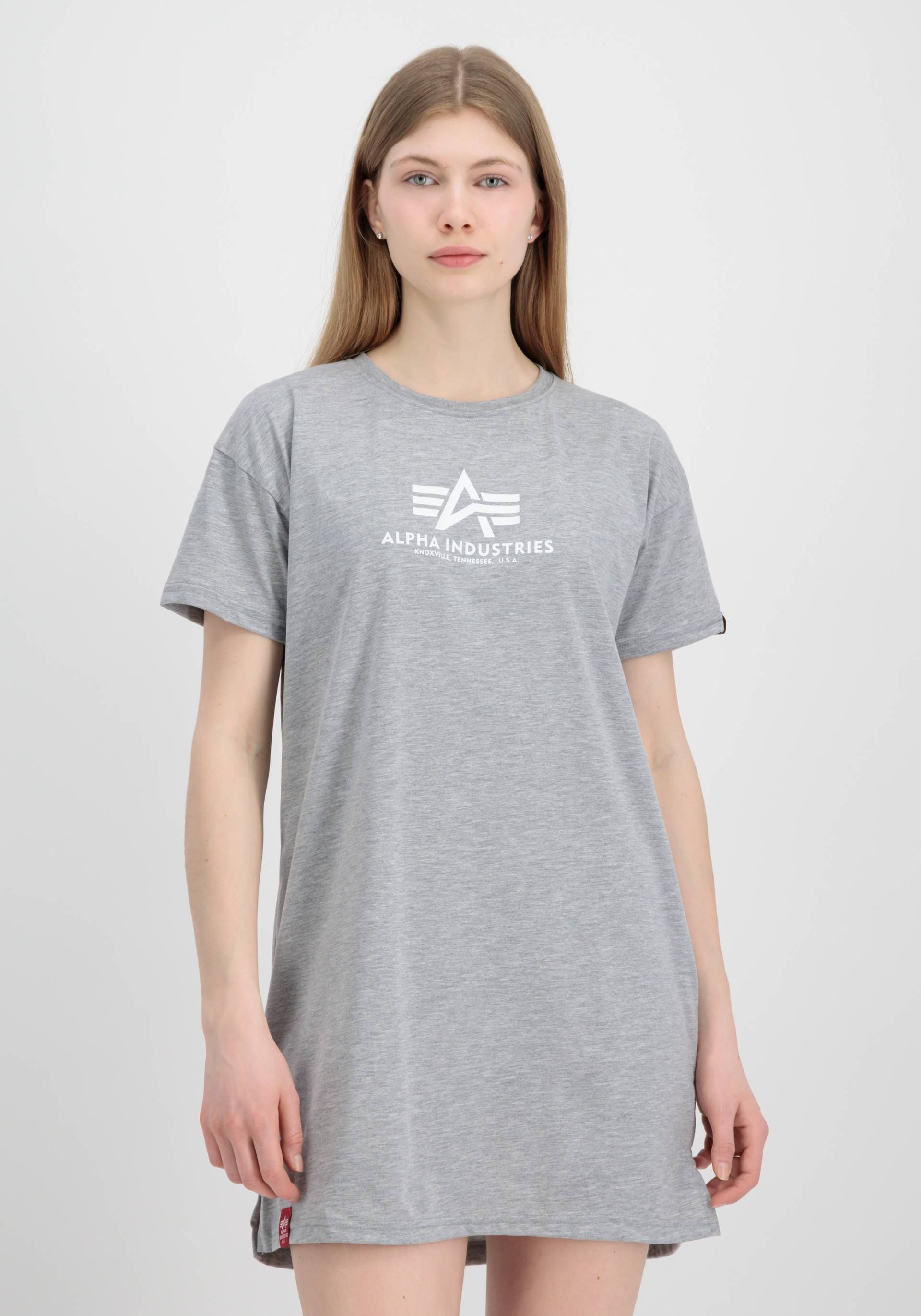 Alpha Industries Shirtkleid »ALPHA INDUSTRIES Women - T-Shirts Basic T Long Wmn« von alpha industries