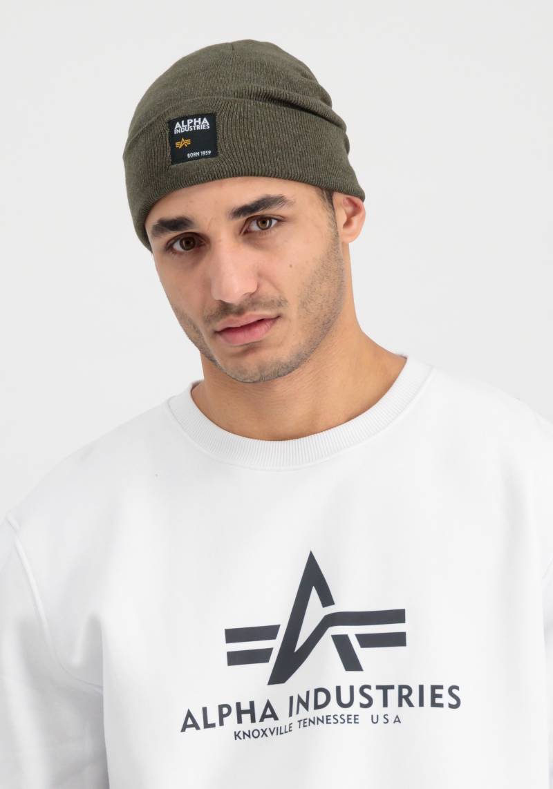 Alpha Industries Skimütze »Alpha Industries Accessoires - Headwear Label Beanie« von alpha industries