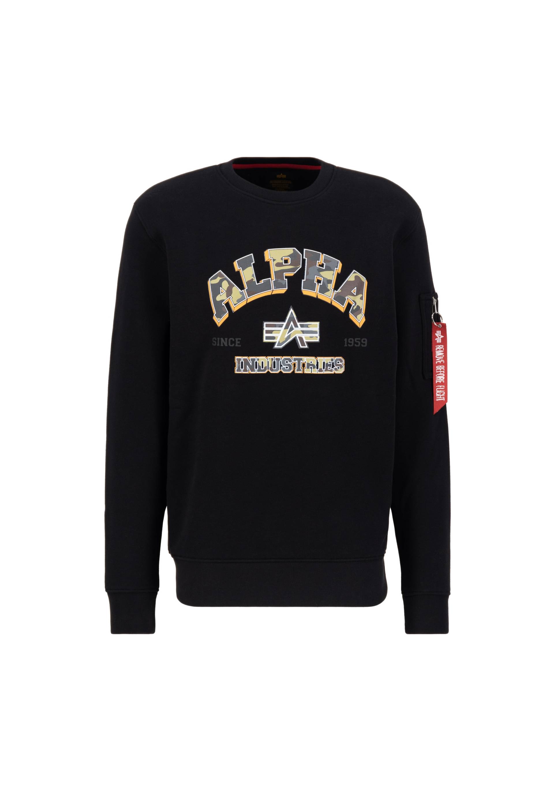 Alpha Industries Sweater »ALPHA INDUSTRIES Men - Sweatshirts College Camo Sweater« von alpha industries