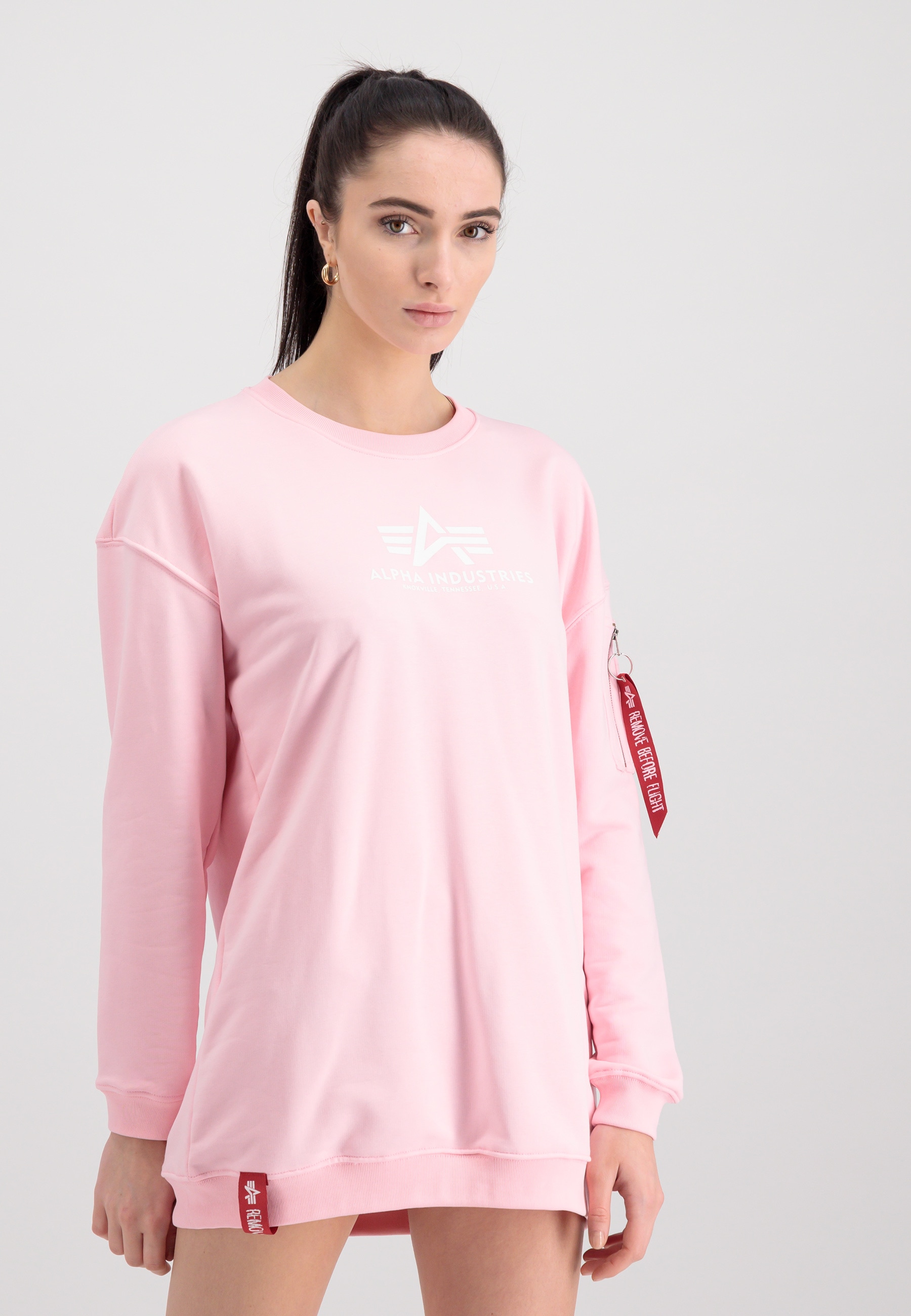 Alpha Industries Sweater »ALPHA INDUSTRIES Women - Sweatshirts Basic Long Sweater OS Wmn« von alpha industries