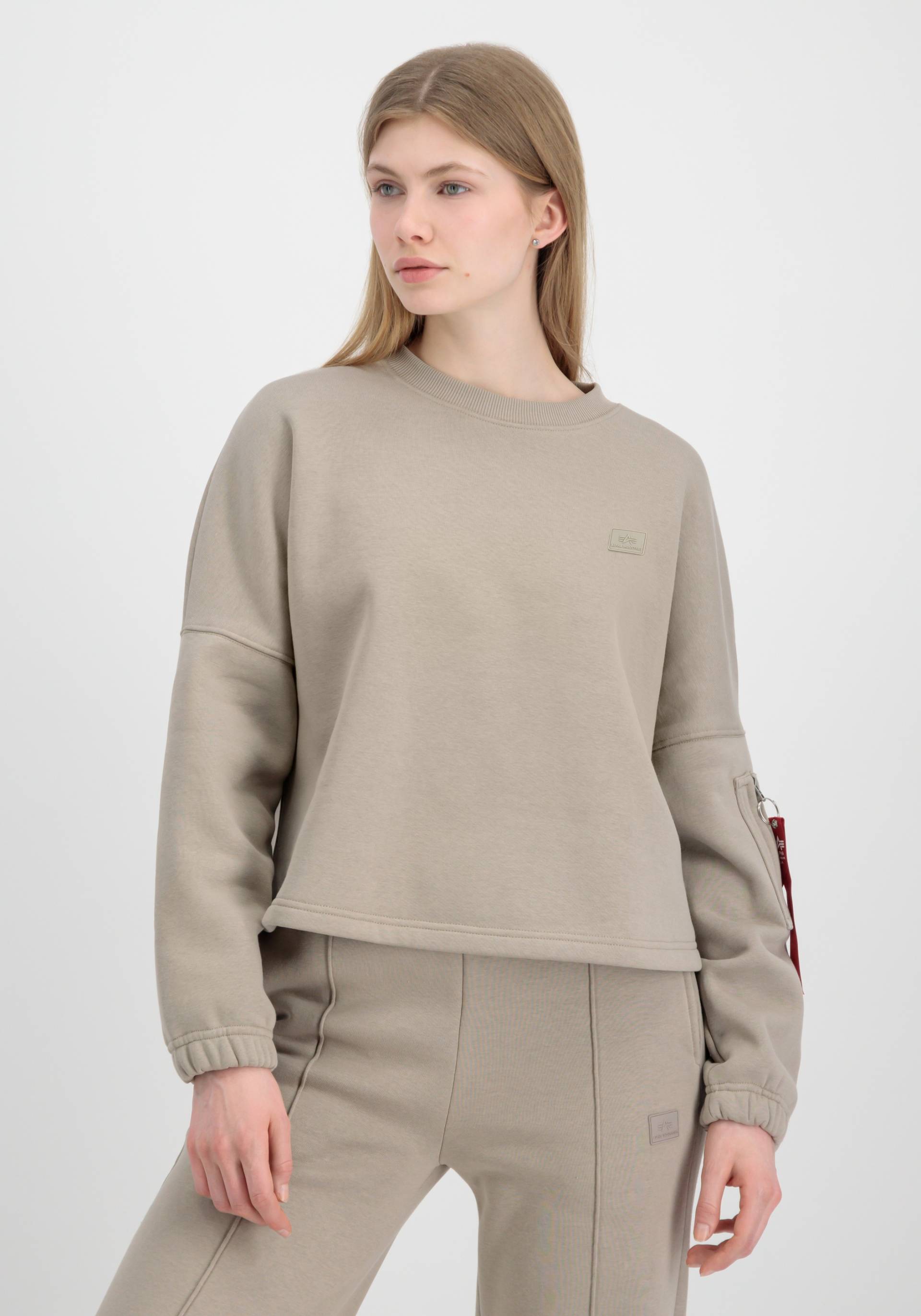 Alpha Industries Sweater »ALPHA INDUSTRIES Women - Sweatshirts X-Fit Label OS Sweater Wmn« von alpha industries