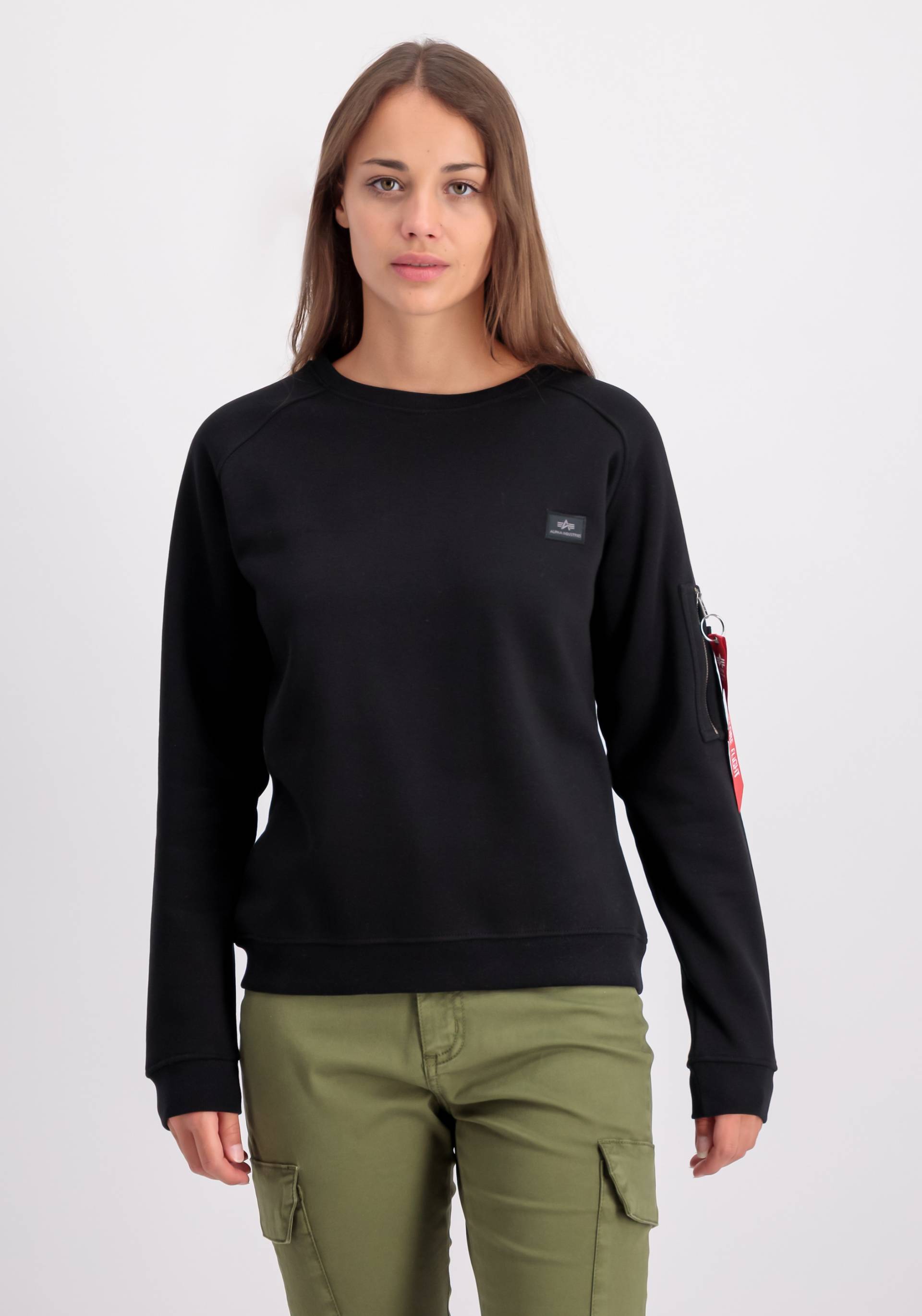 Alpha Industries Sweater »ALPHA INDUSTRIES Women - Sweatshirts X-Fit Sweater OS Wmn« von alpha industries