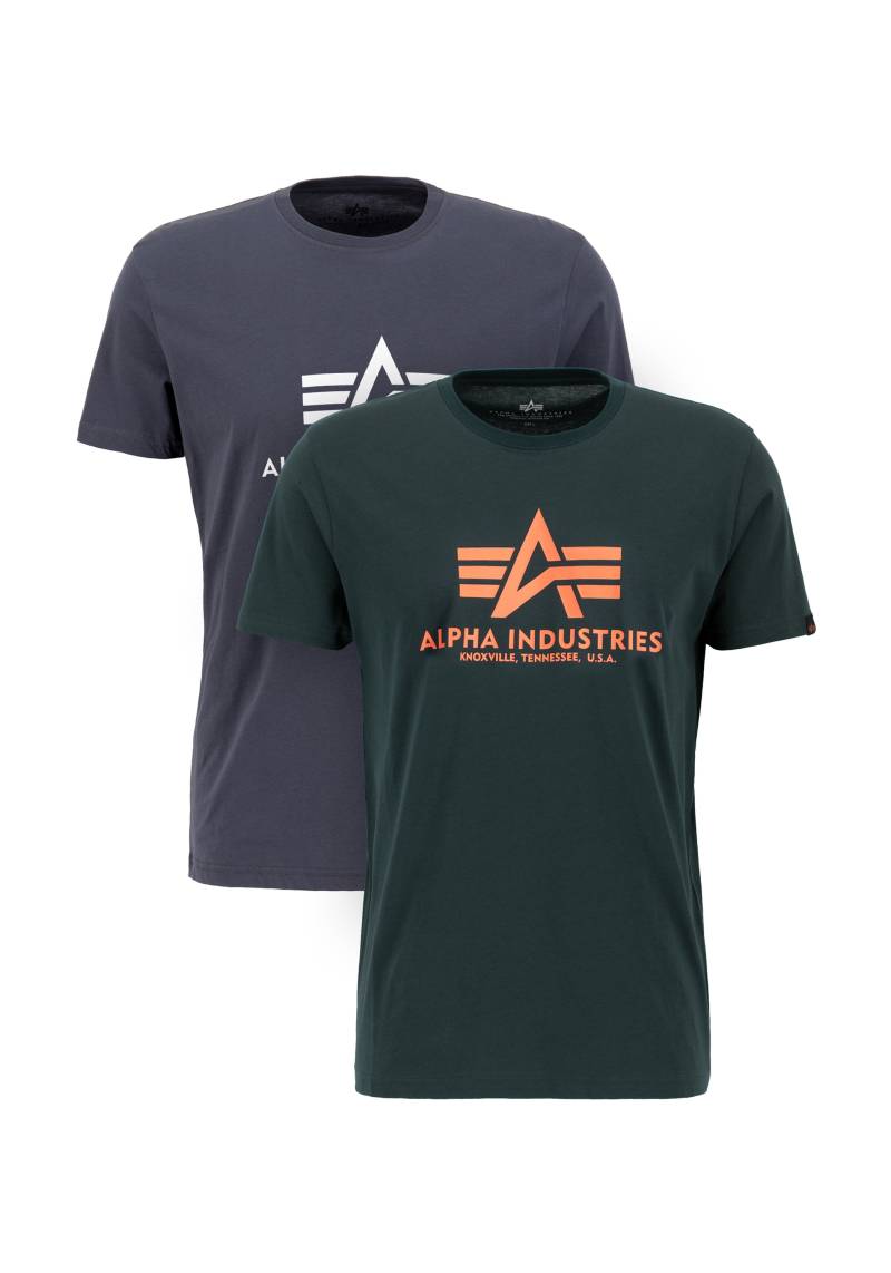 Alpha Industries T-Shirt »ALPHA INDUSTRIES Men - T-Shirts Basic T 2 Pack« von alpha industries