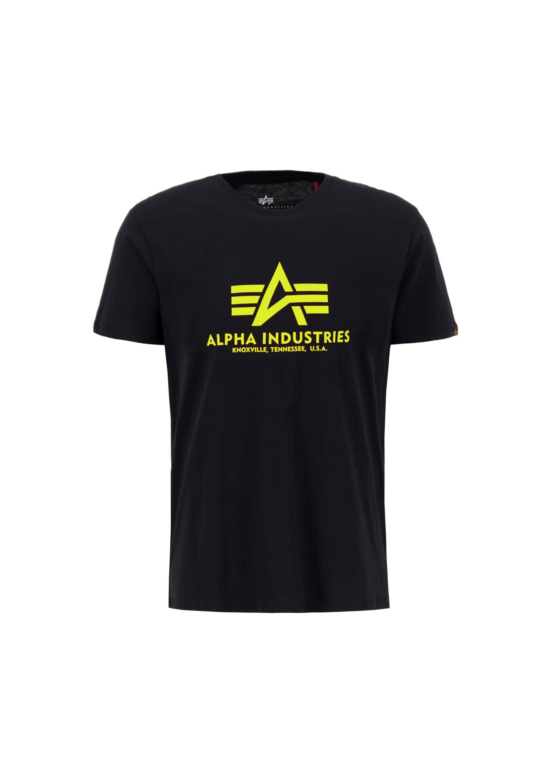 Alpha Industries T-Shirt »ALPHA INDUSTRIES Men - T-Shirts Basic T-Shirt Neon Print« von alpha industries