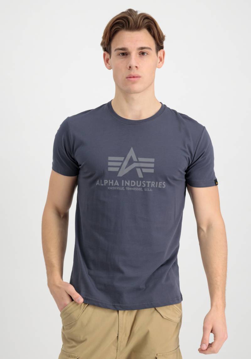 Alpha Industries T-Shirt »Alpha Industries Men - T-Shirts Basic T-Shirt Refl. Print« von alpha industries