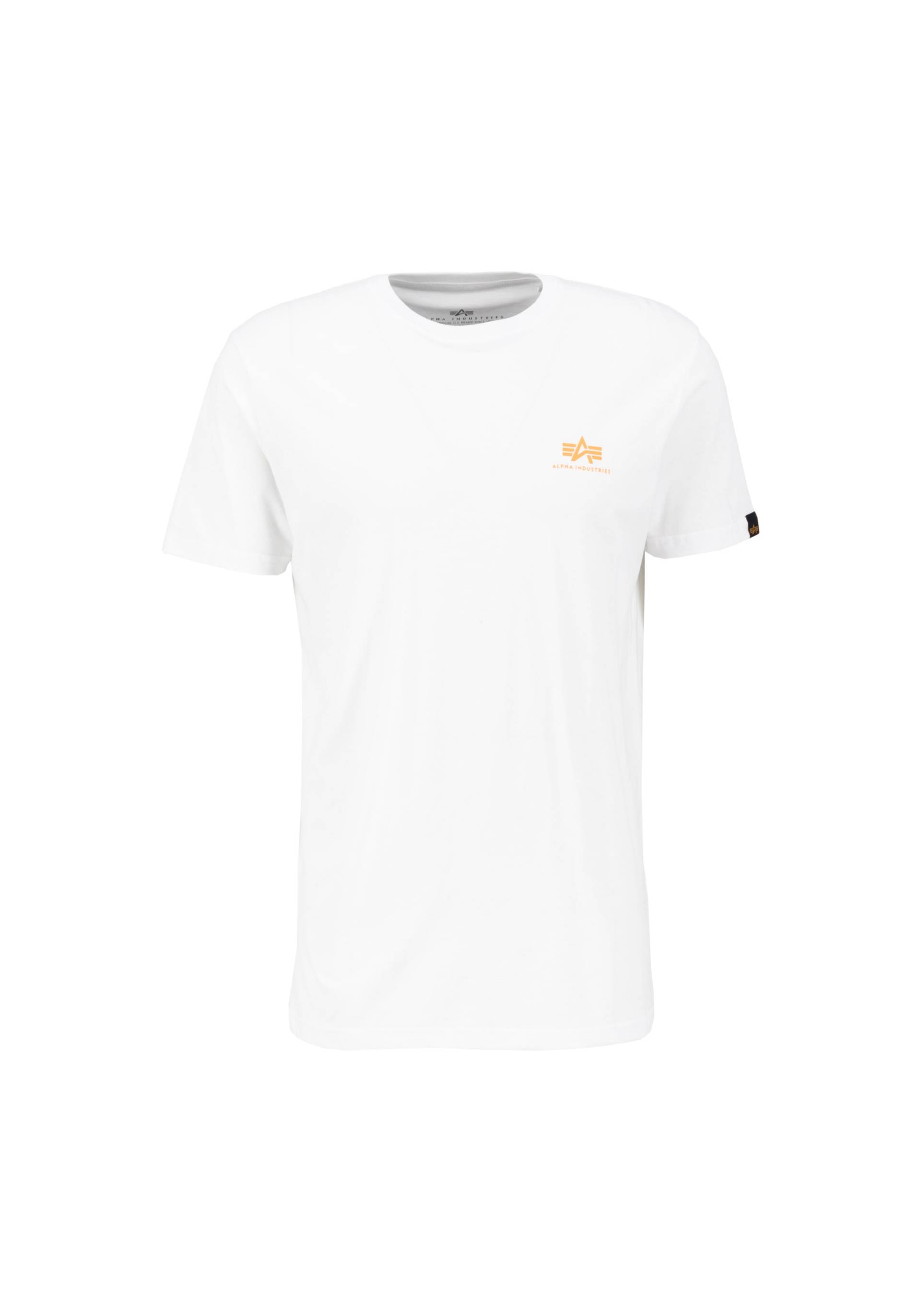 Alpha Industries T-Shirt »ALPHA INDUSTRIES Men - T-Shirts Basic T Small Logo Neon Print« von alpha industries