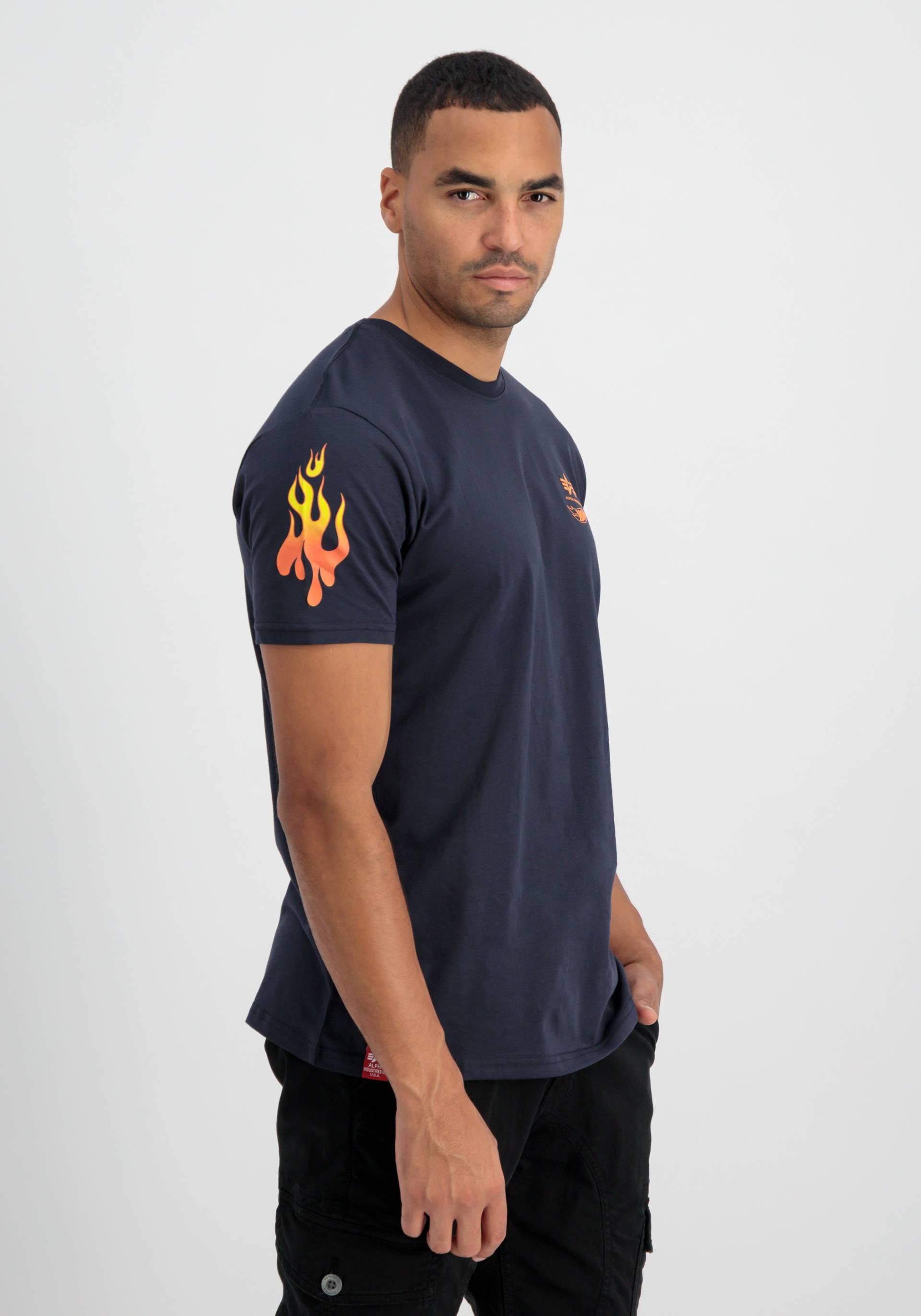 Alpha Industries T-Shirt »ALPHA INDUSTRIES Men - T-Shirts Flame T« von alpha industries