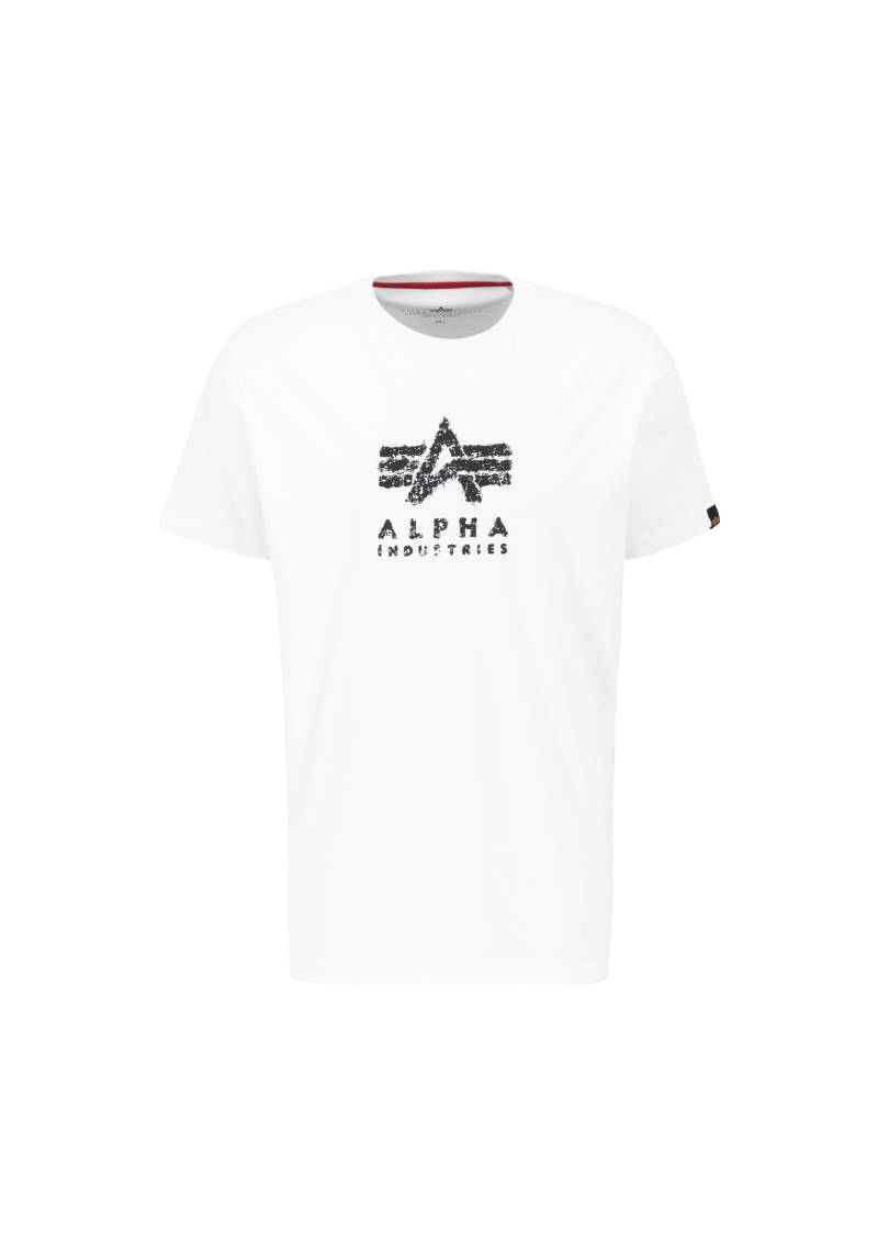 Alpha Industries T-Shirt »Alpha Industries Men - T-Shirts Grunge Logo T-Shirt« von alpha industries