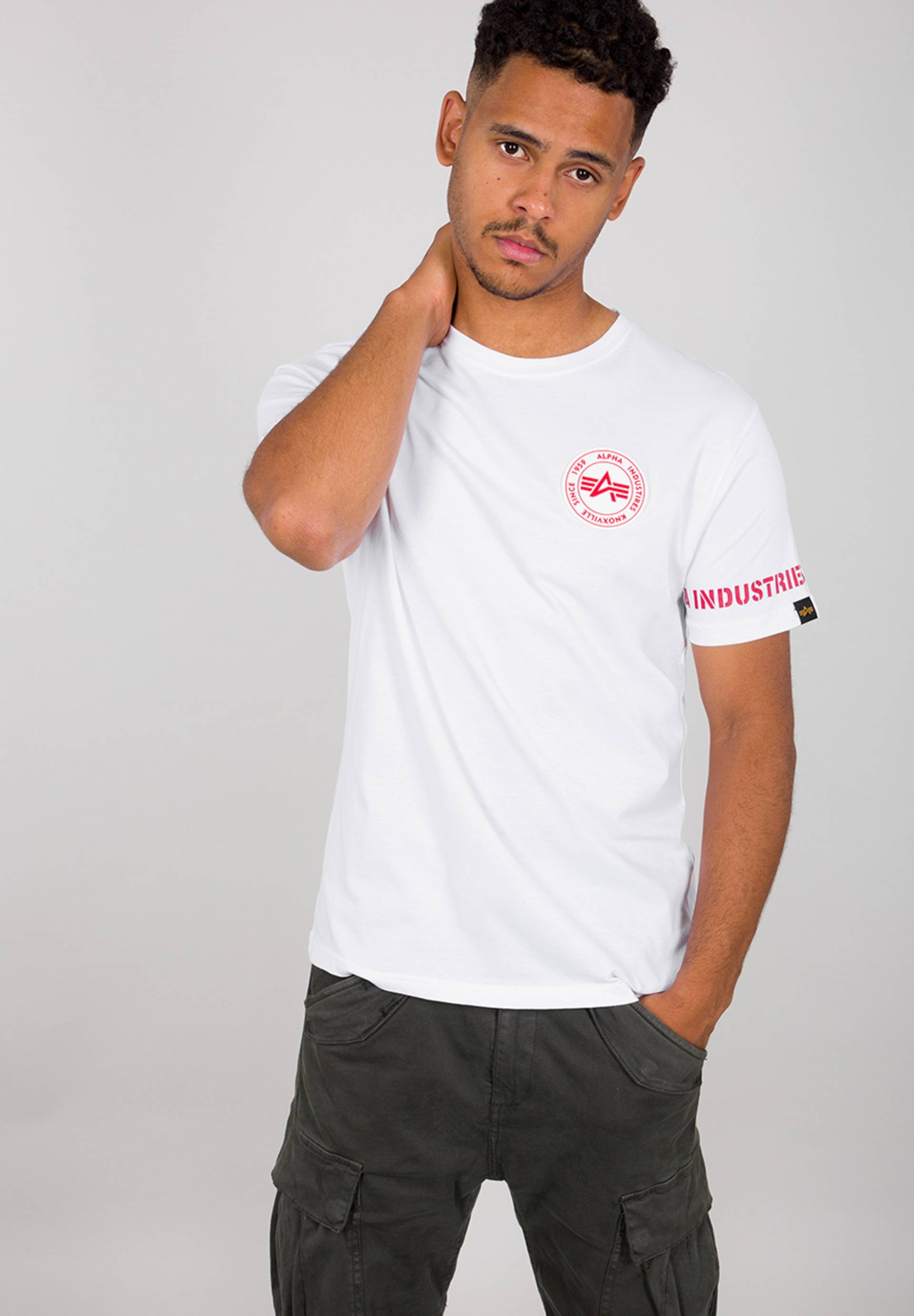 Alpha Industries T-Shirt »ALPHA INDUSTRIES Men - T-Shirts RBF Back Stripe T« von alpha industries