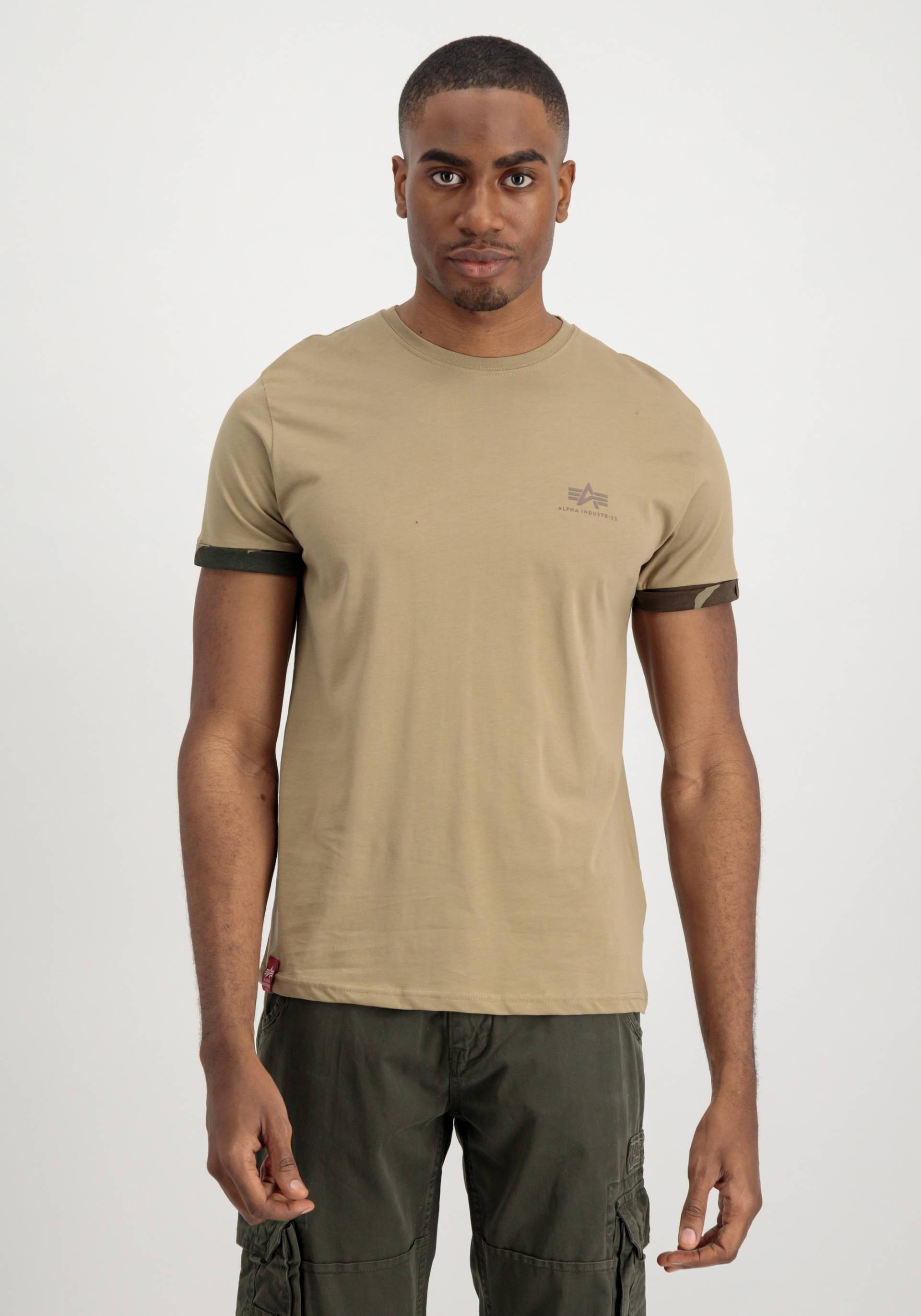 Alpha Industries T-Shirt »ALPHA INDUSTRIES Men - T-Shirts Roll-Up Sleeve T« von alpha industries