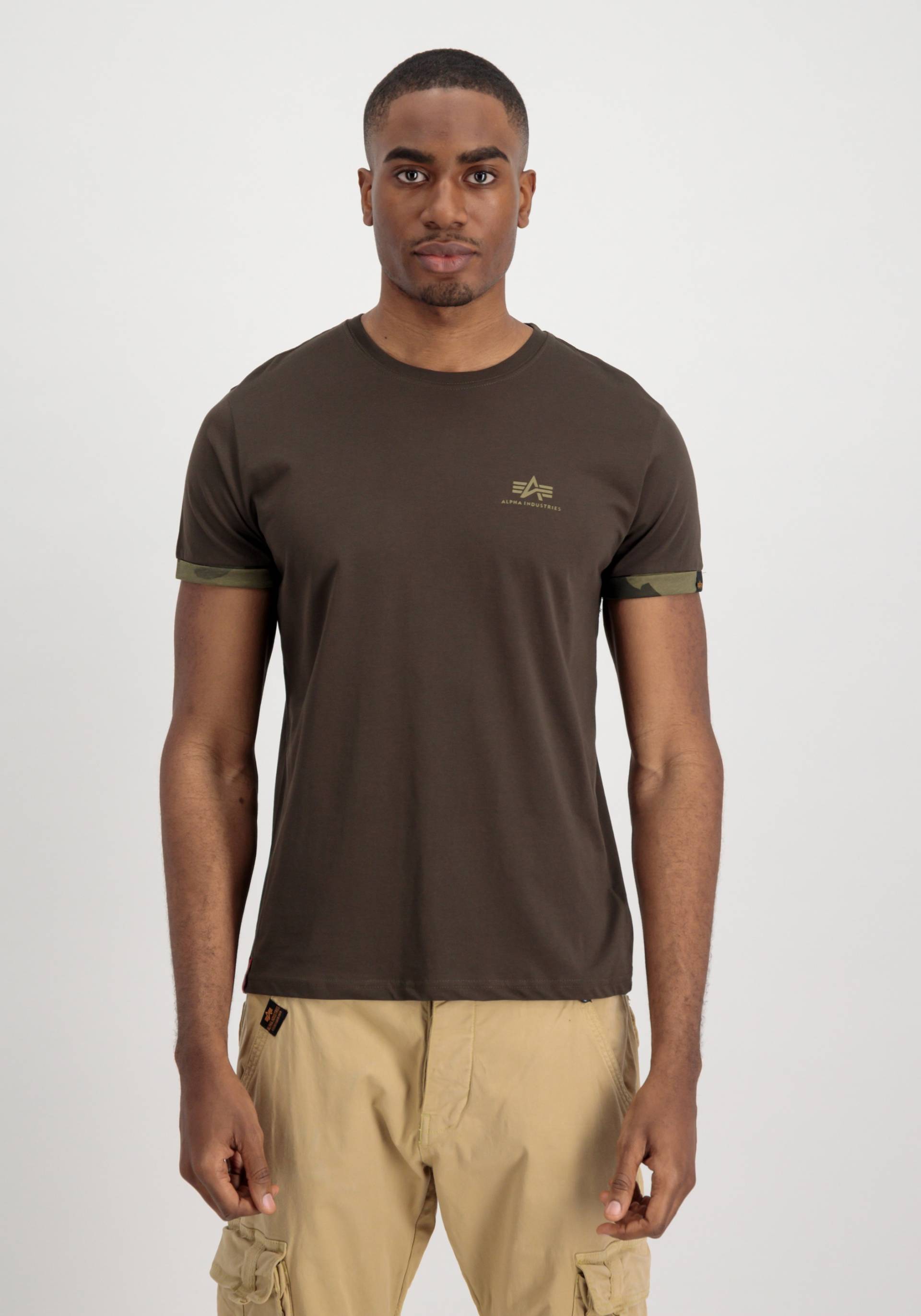 Alpha Industries T-Shirt »ALPHA INDUSTRIES Men - T-Shirts Roll-Up Sleeve T« von alpha industries