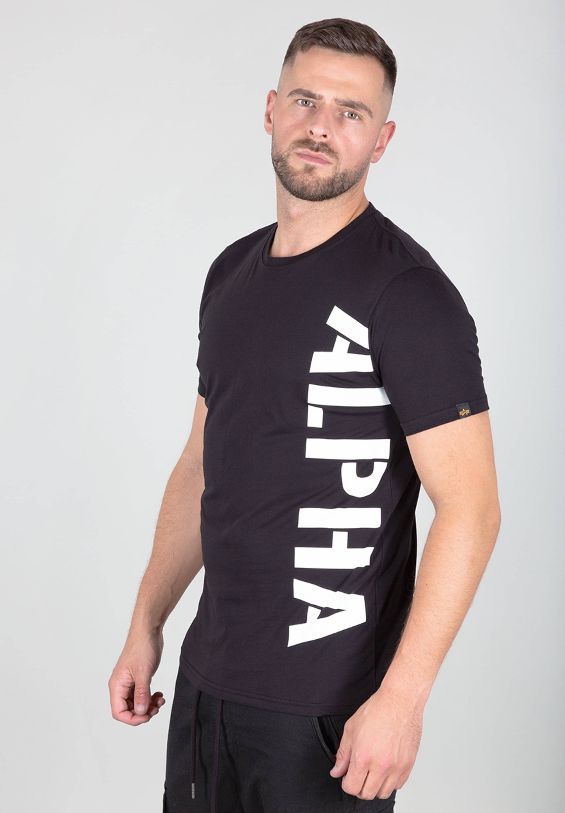 Alpha Industries T-Shirt »ALPHA INDUSTRIES Men - T-Shirts Side Print T« von alpha industries