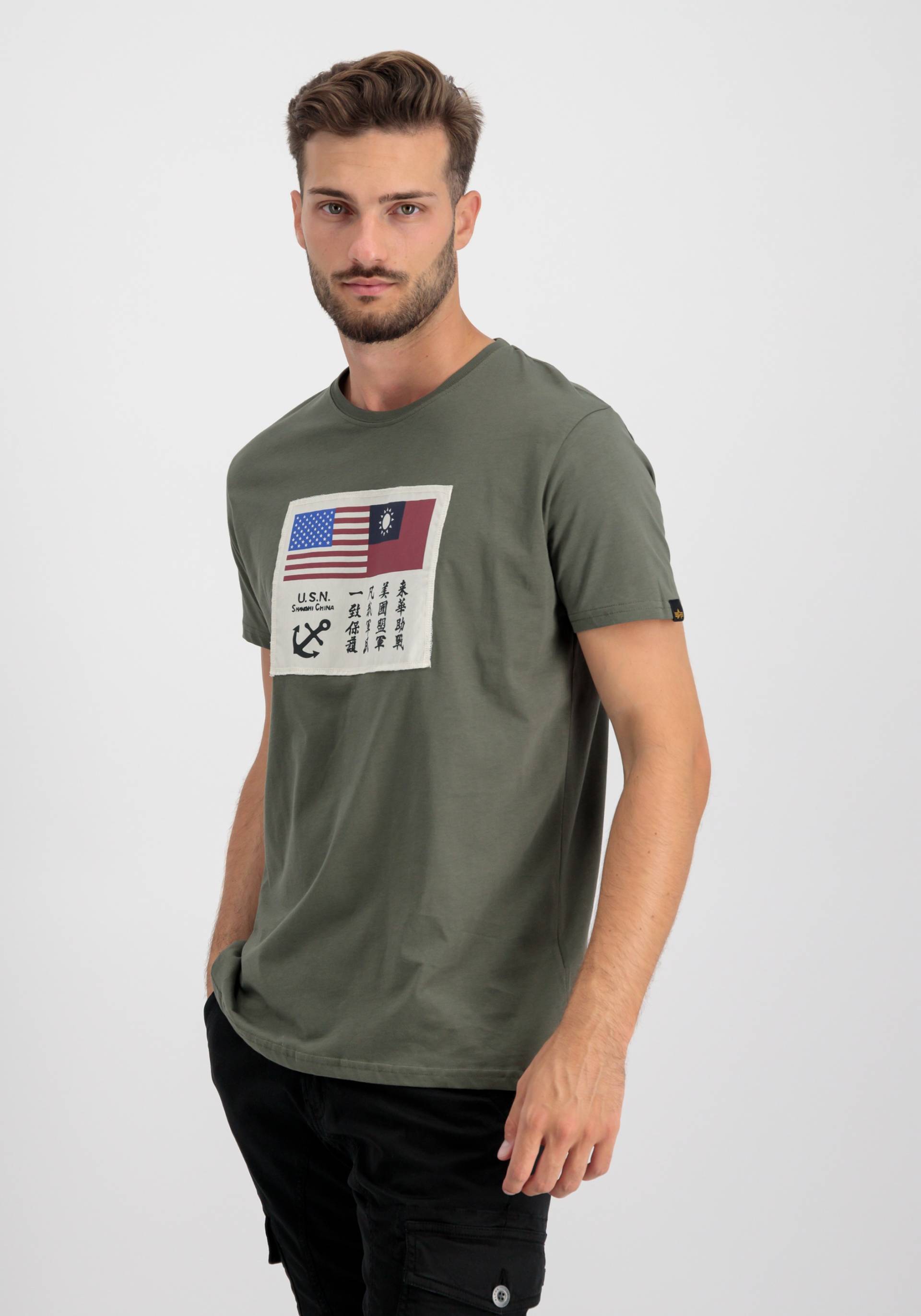 Alpha Industries T-Shirt »ALPHA INDUSTRIES Men - T-Shirts USN Blood Chit T« von alpha industries