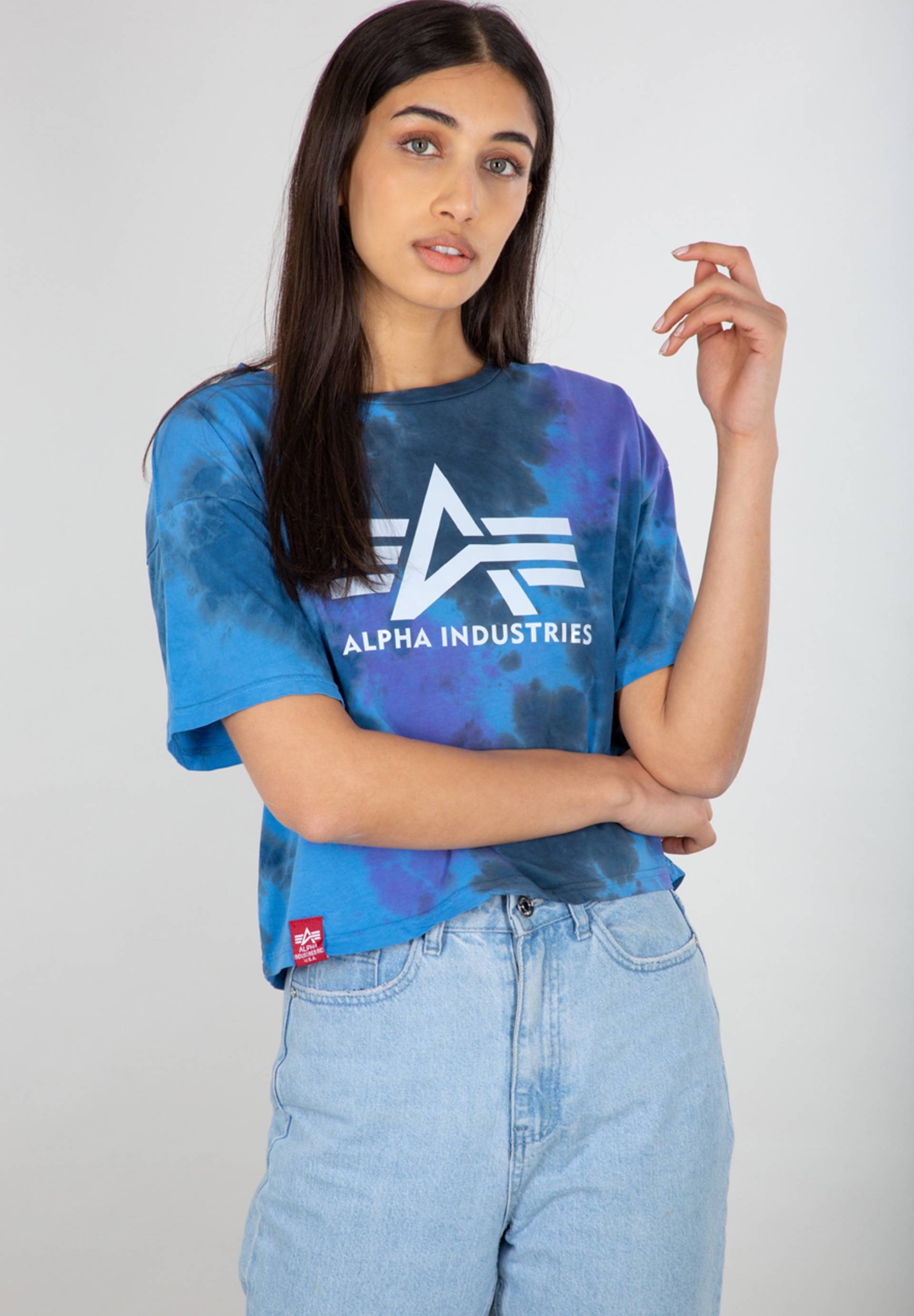 Alpha Industries T-Shirt »ALPHA INDUSTRIES Women - T-Shirts Big A Batik T Wmn« von alpha industries