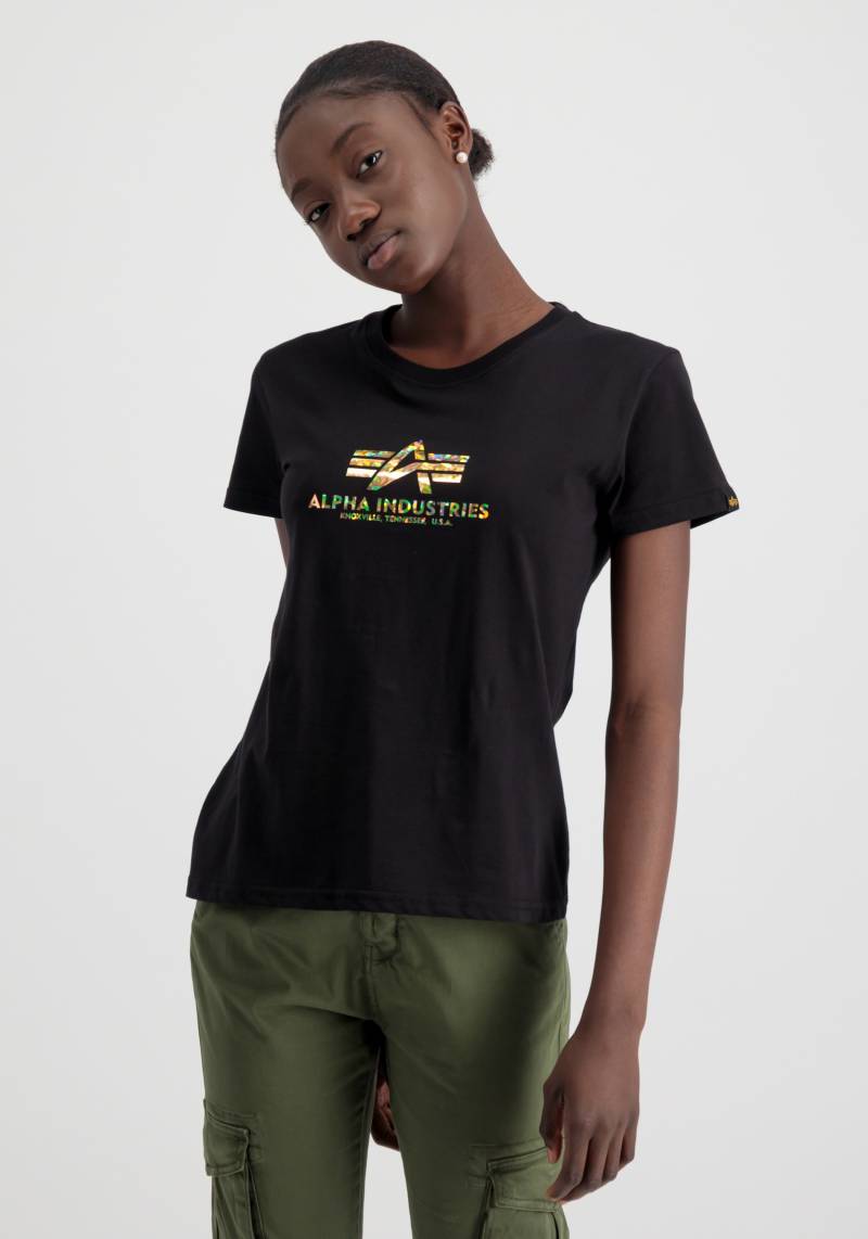 Alpha Industries T-Shirt »Alpha Industries Women - T-Shirts New Basic T Hol. Print Wmn« von alpha industries
