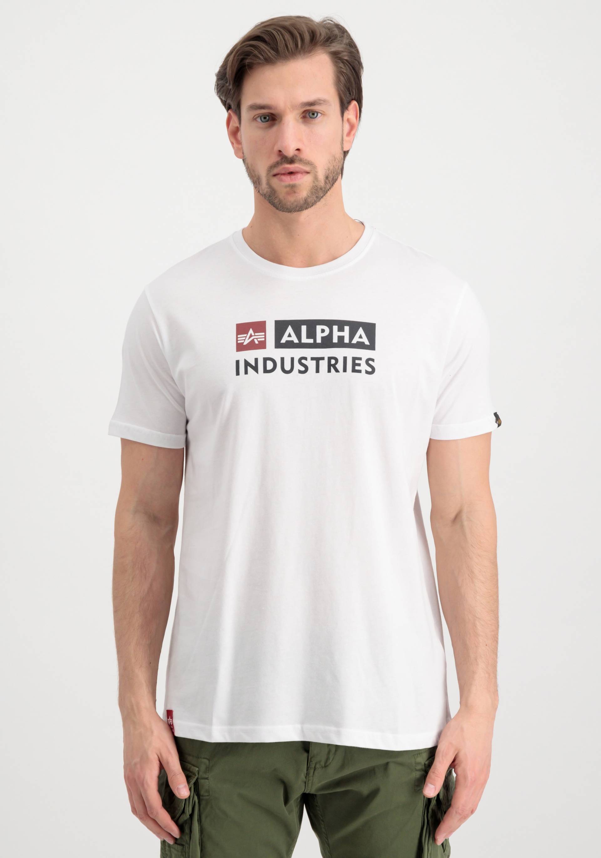 Alpha Industries T-Shirt »ALPHA INDUSTRIES Men - T-Shirts Alpha Block-Logo T« von alpha industries