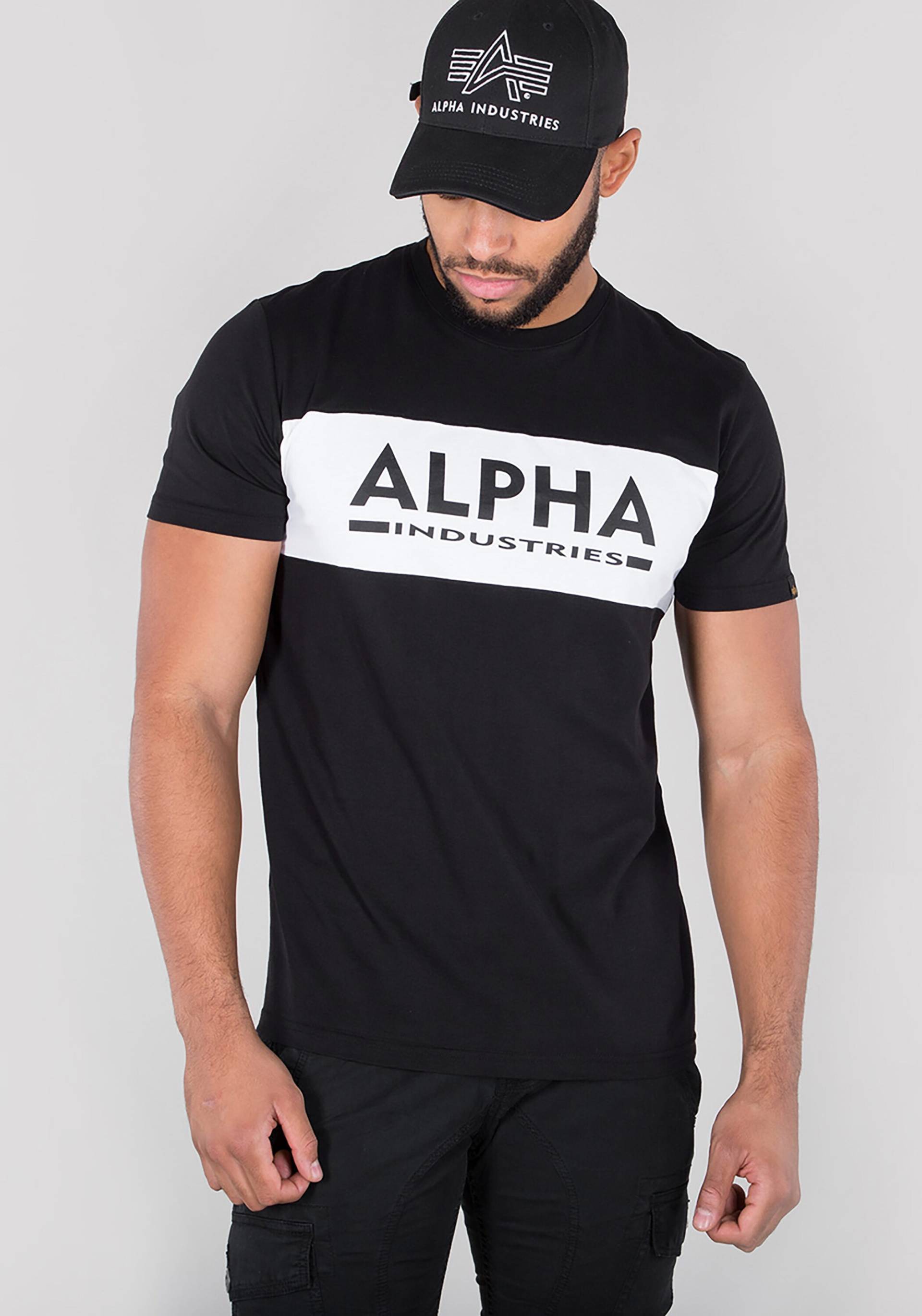 Alpha Industries T-Shirt »ALPHA INDUSTRIES Men - T-Shirts Alpha Inlay T« von alpha industries