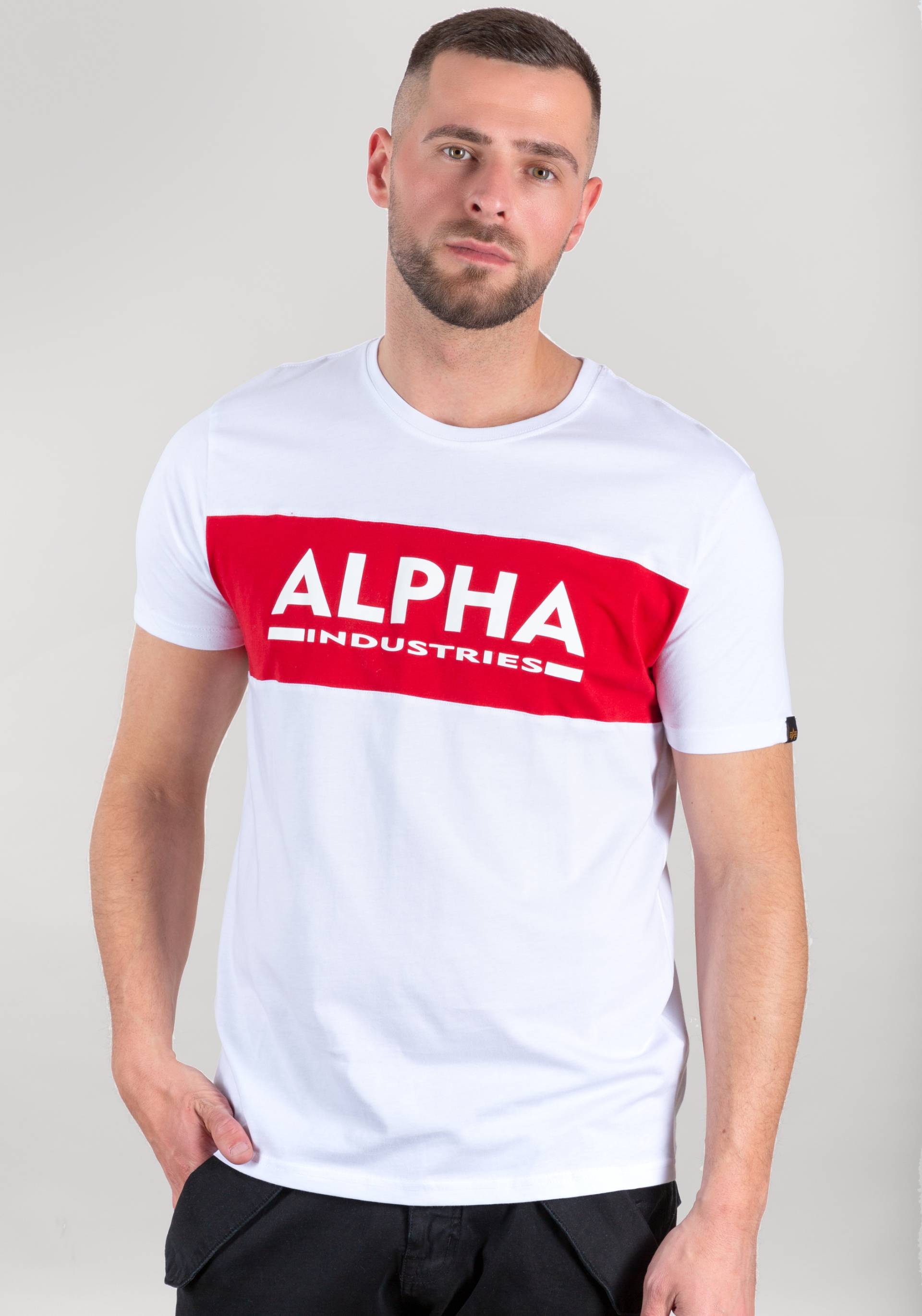 Alpha Industries T-Shirt »ALPHA INDUSTRIES Men - T-Shirts Alpha Inlay T« von alpha industries