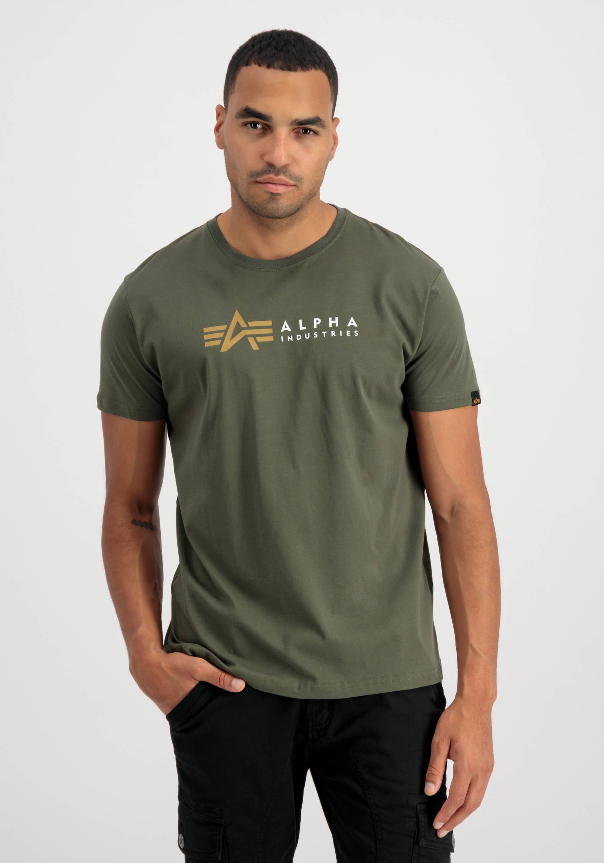 Alpha Industries T-Shirt »ALPHA INDUSTRIES Men - T-Shirts Alpha Label T« von alpha industries