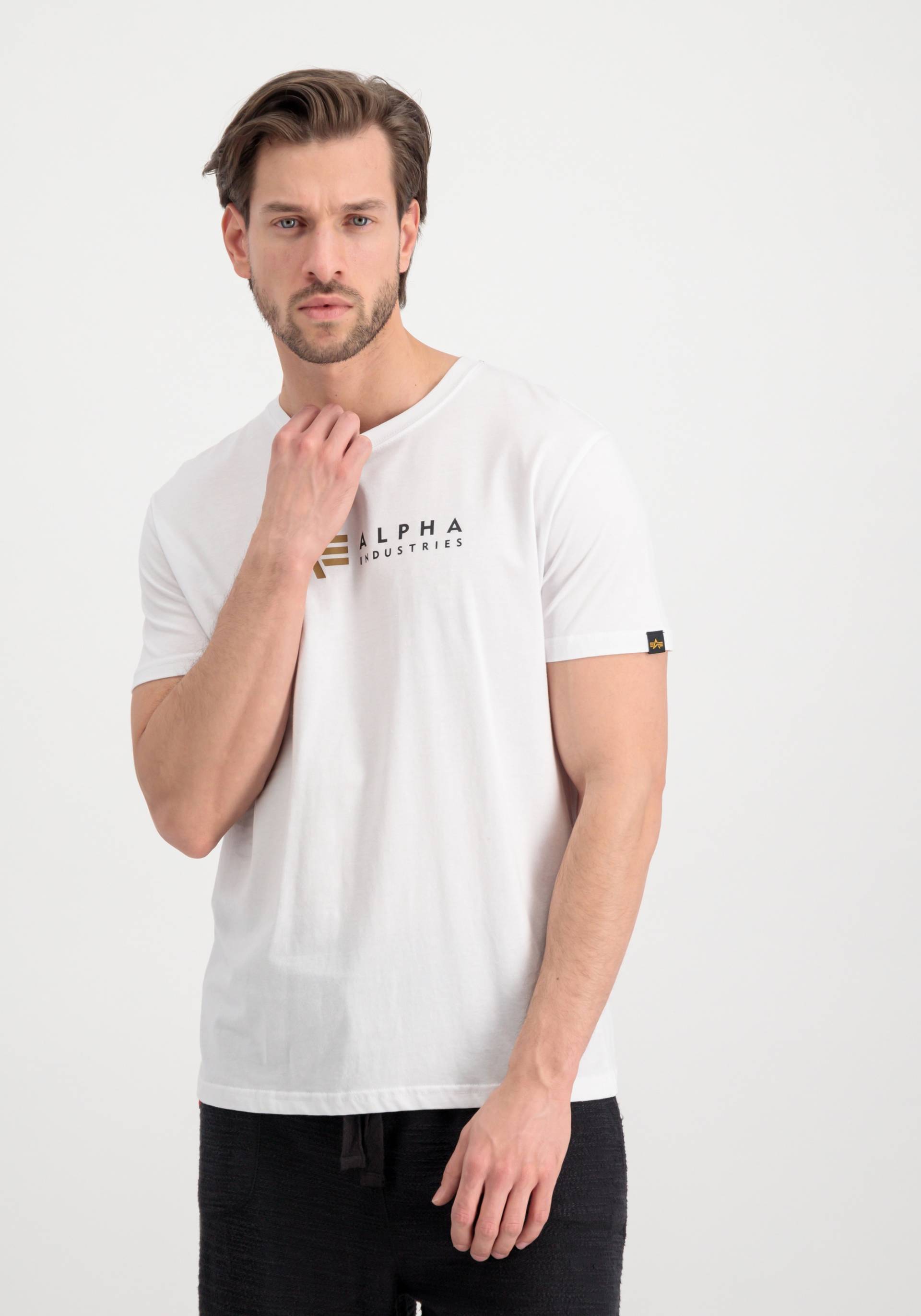 Alpha Industries T-Shirt »ALPHA INDUSTRIES Men - T-Shirts Alpha Label T« von alpha industries