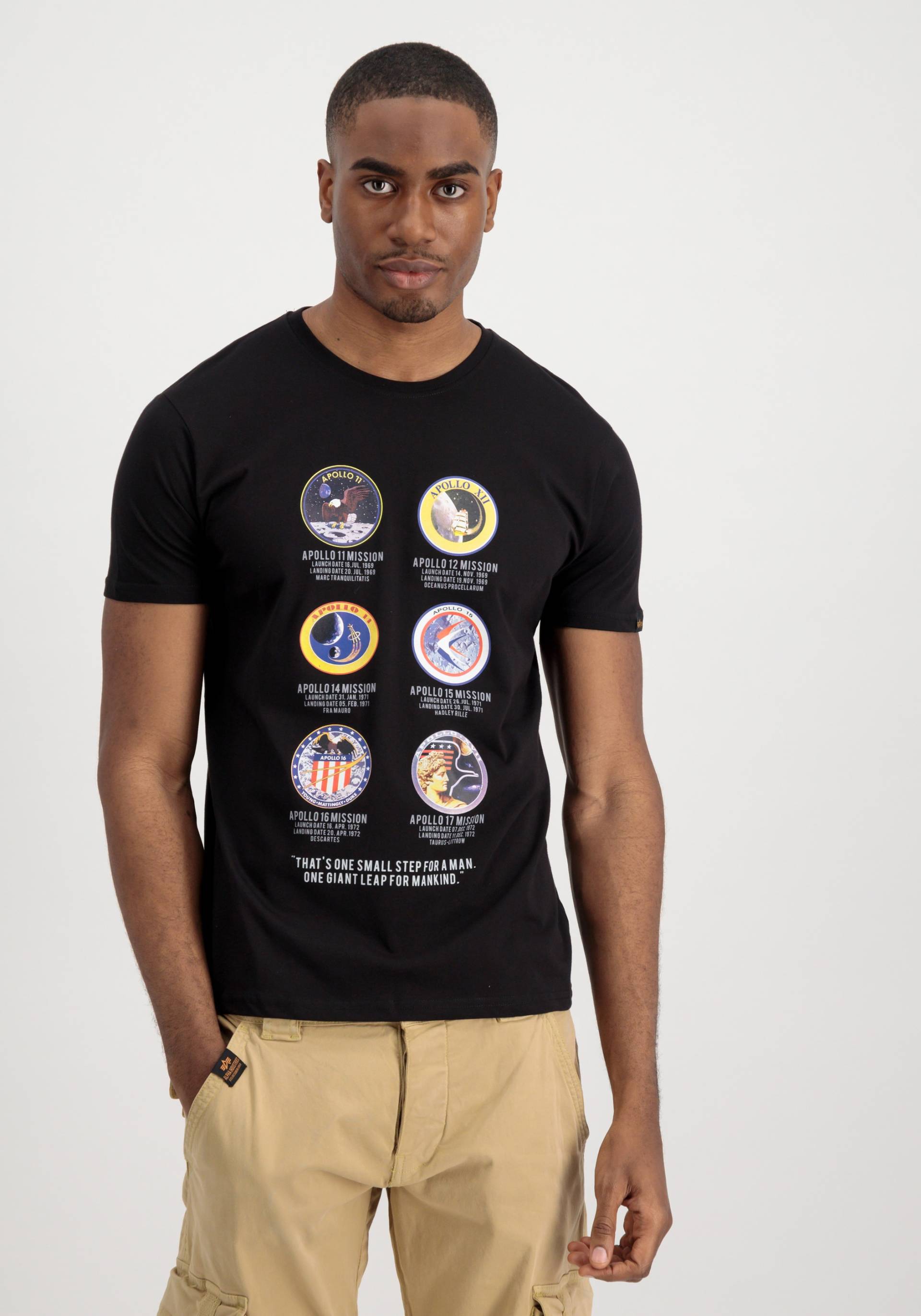 Alpha Industries T-Shirt »ALPHA INDUSTRIES Men - T-Shirts Apollo Mission T-Shirt« von alpha industries