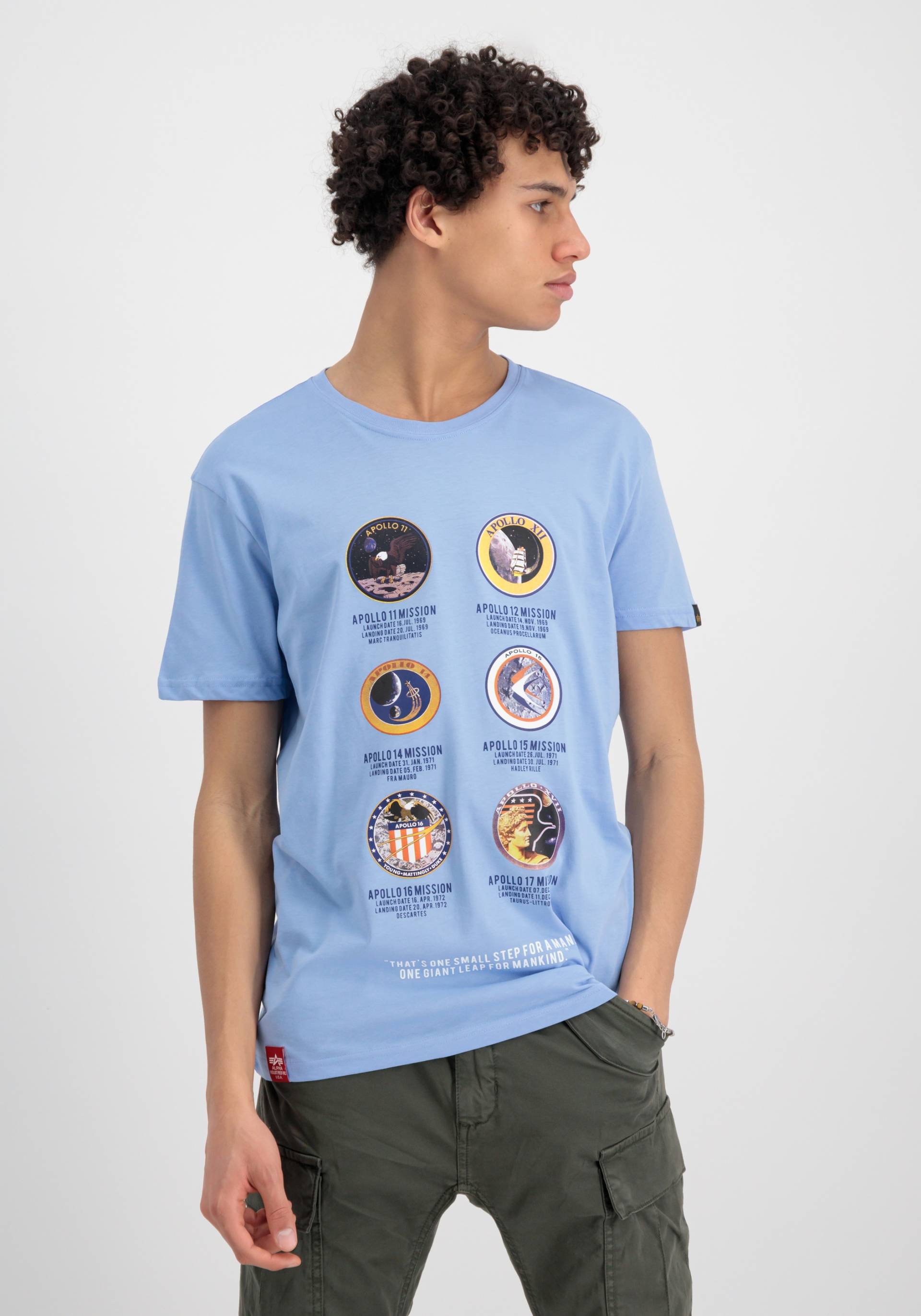 Alpha Industries T-Shirt »ALPHA INDUSTRIES Men - T-Shirts Apollo Mission T-Shirt« von alpha industries