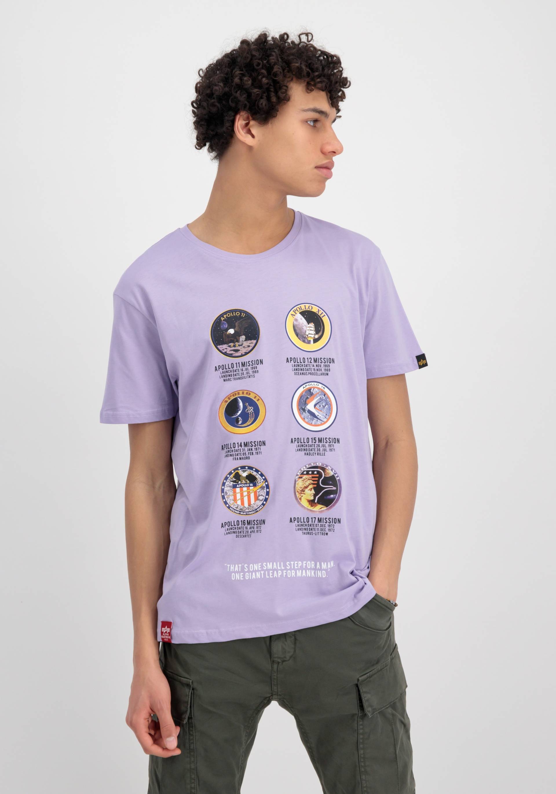 Alpha Industries T-Shirt »ALPHA INDUSTRIES Men - T-Shirts Apollo Mission T-Shirt« von alpha industries