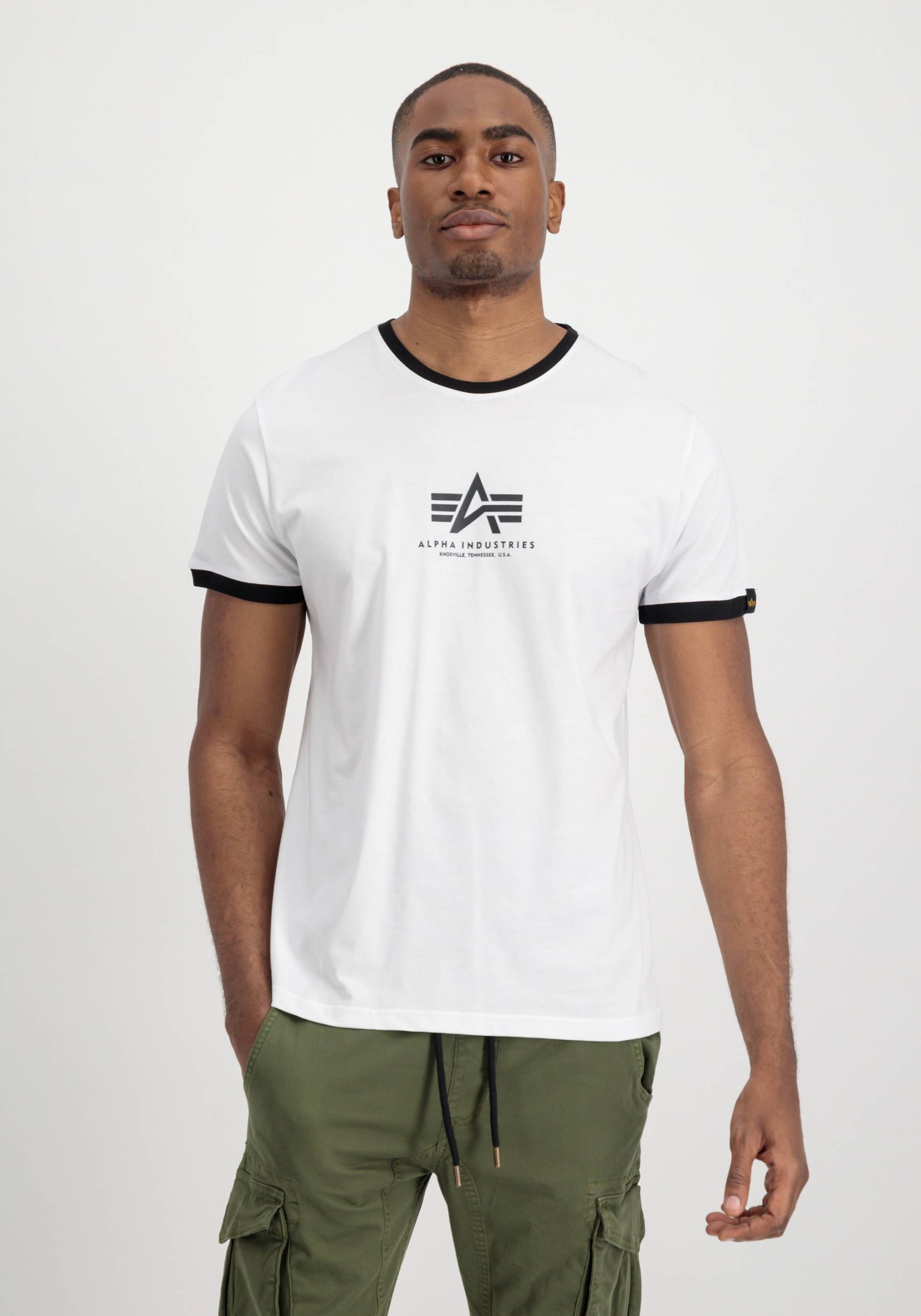 Alpha Industries T-Shirt »ALPHA INDUSTRIES Men - T-Shirts Basic T Contrast ML« von alpha industries