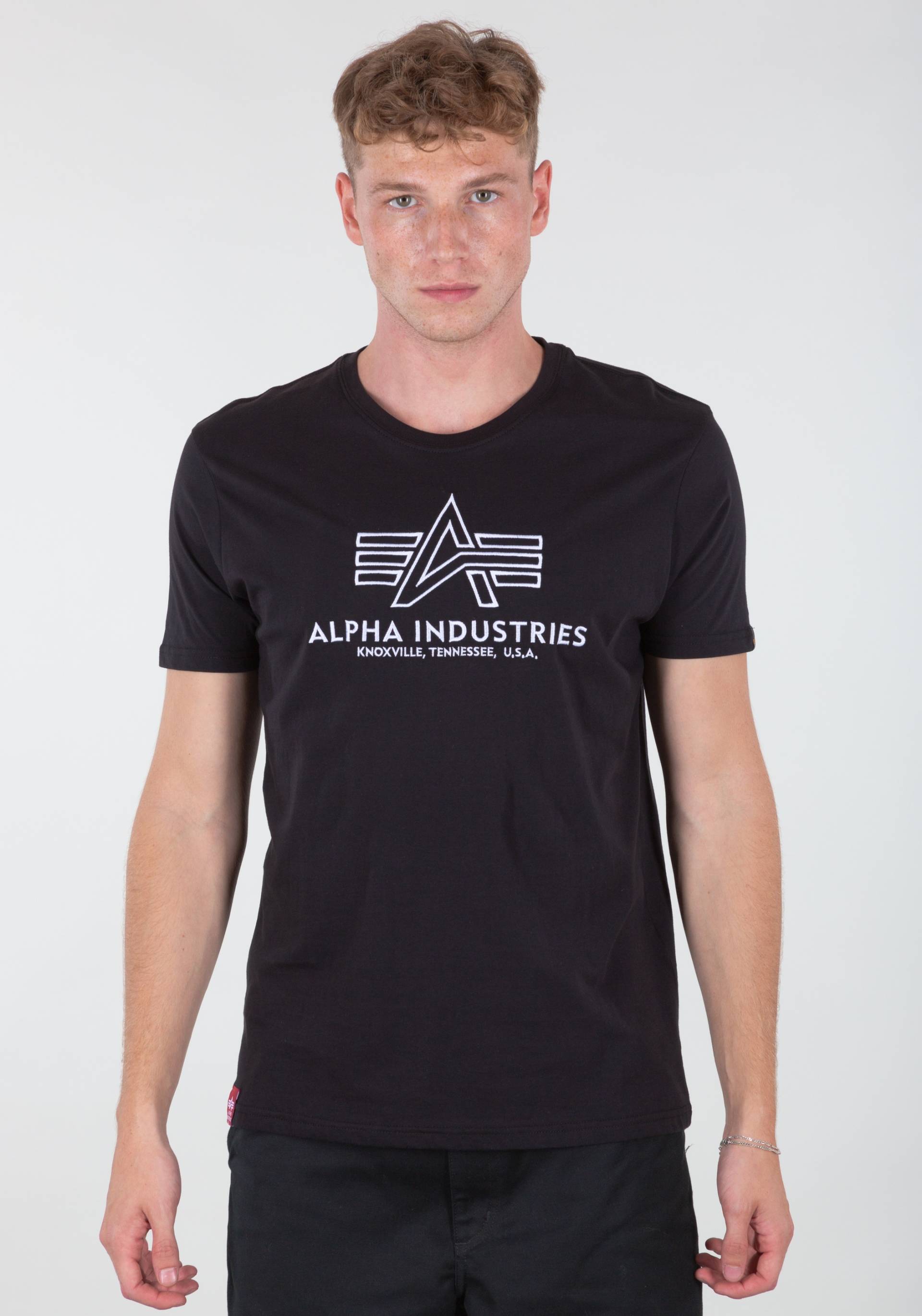 Alpha Industries T-Shirt »ALPHA INDUSTRIES Men - T-Shirts Basic T Embroidery« von alpha industries