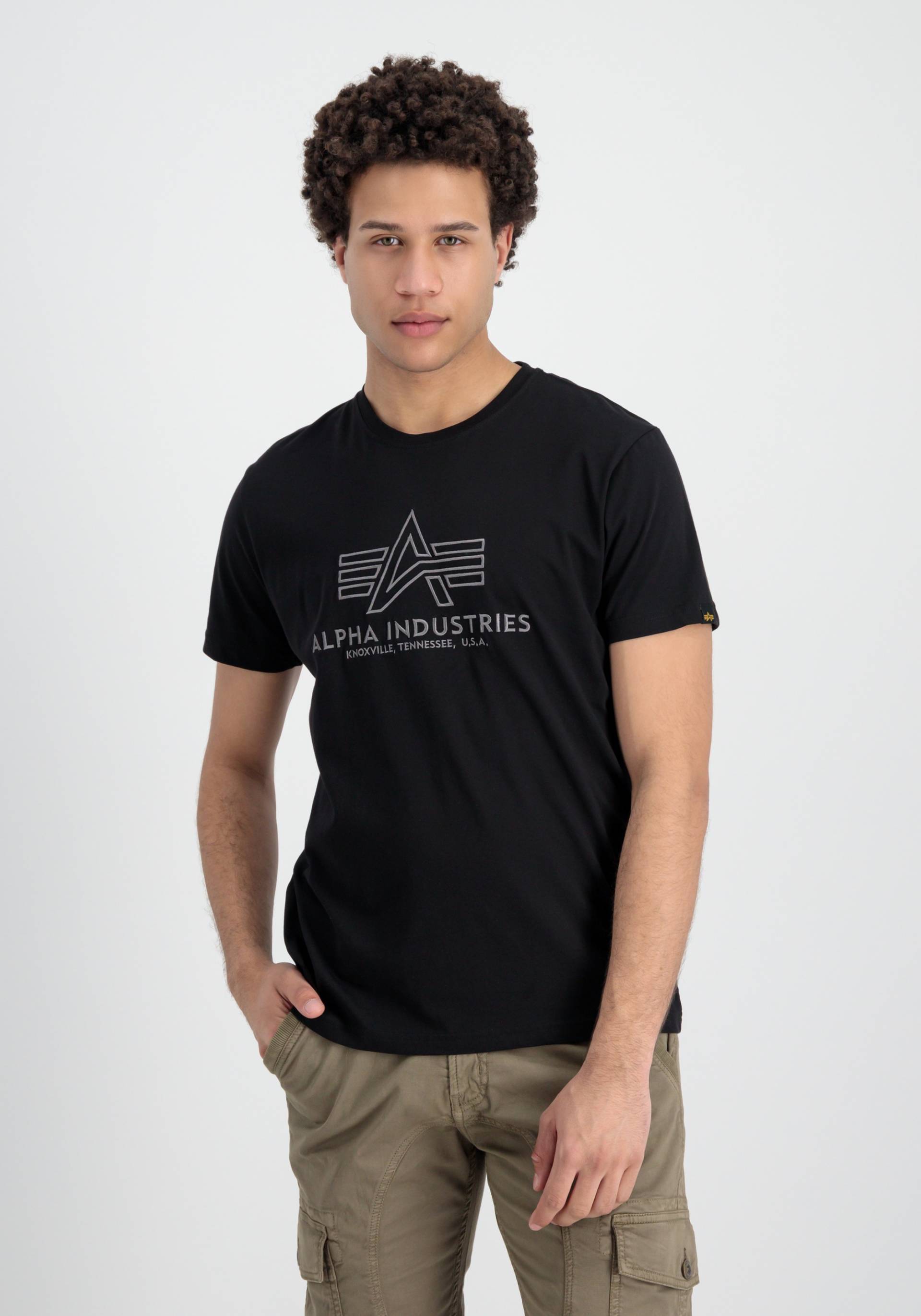 Alpha Industries T-Shirt »ALPHA INDUSTRIES Men - T-Shirts Basic T Embroidery« von alpha industries