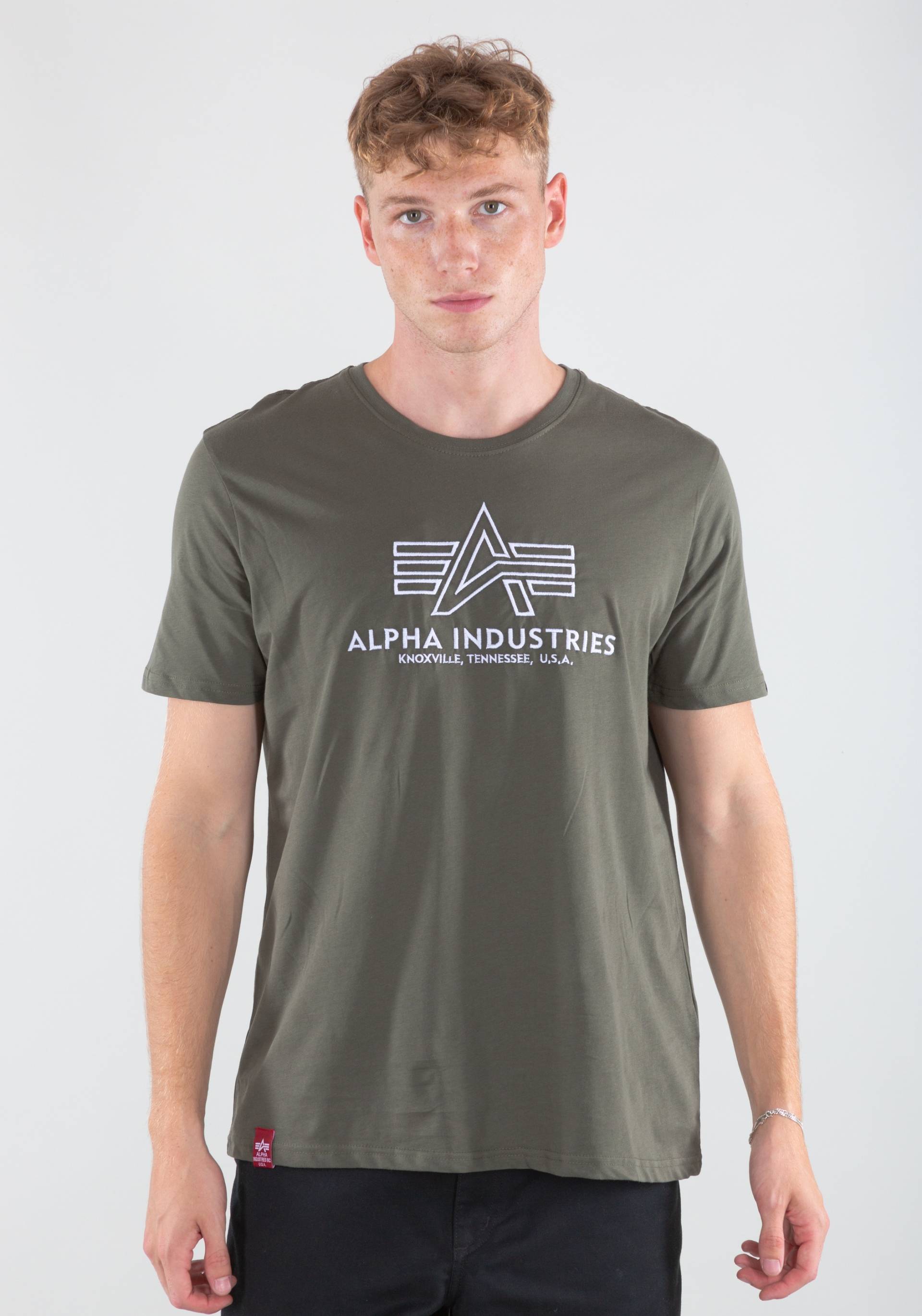 Alpha Industries T-Shirt »ALPHA INDUSTRIES Men - T-Shirts Basic T Embroidery« von alpha industries