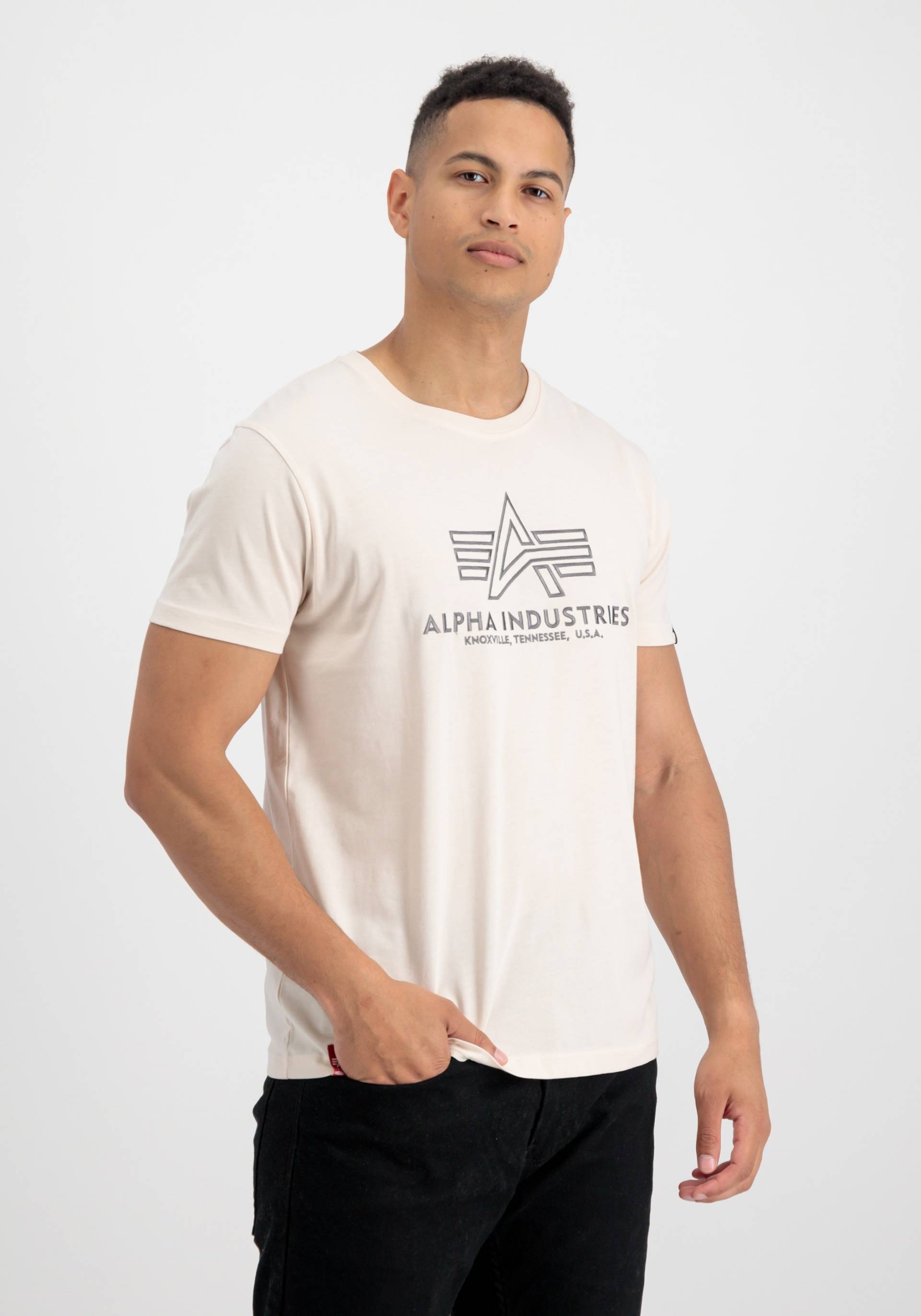 Alpha Industries T-Shirt »ALPHA INDUSTRIES Men - T-Shirts Basic T Embroidery« von alpha industries