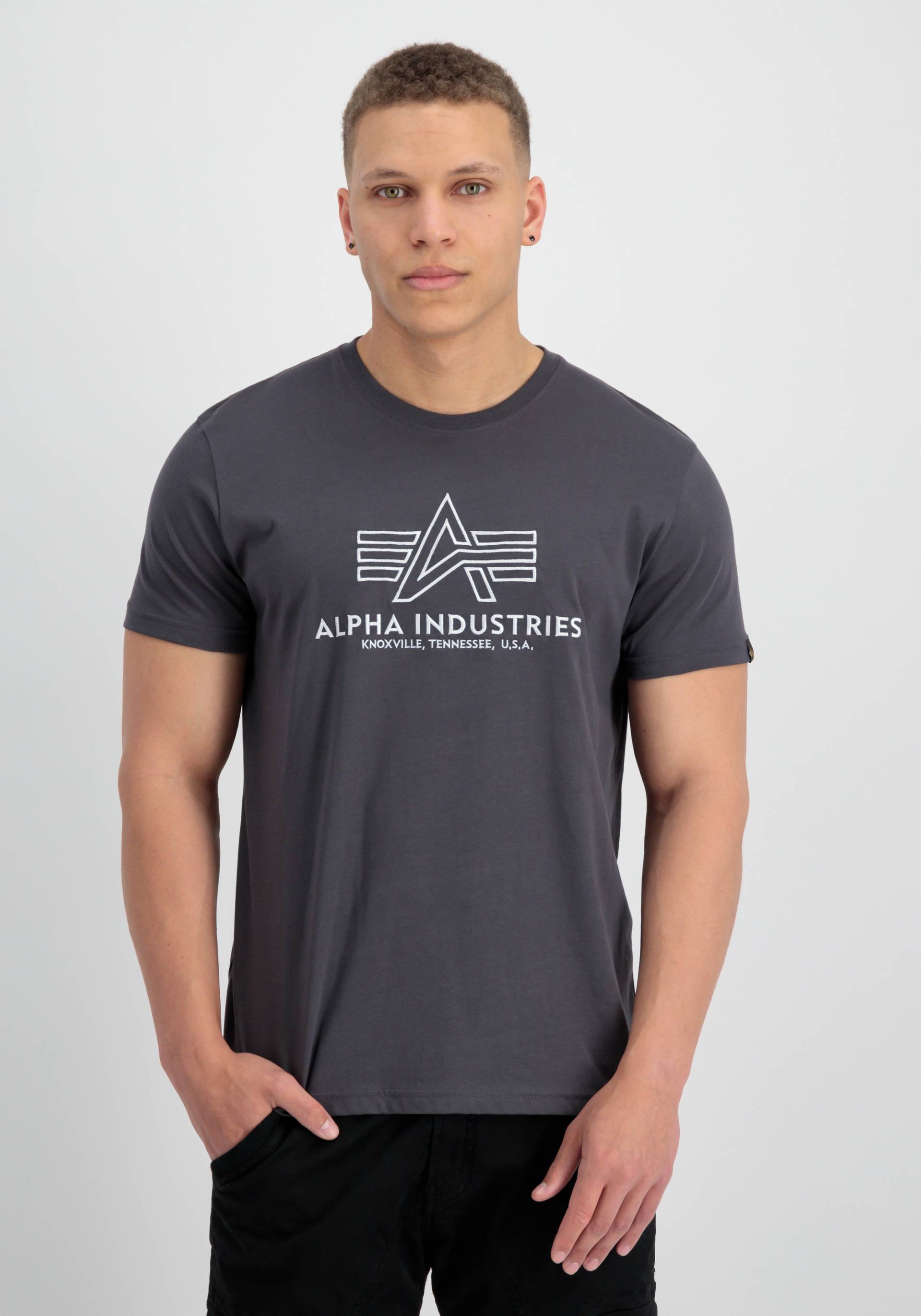 Alpha Industries T-Shirt »ALPHA INDUSTRIES Men - T-Shirts Basic T Embroidery« von alpha industries