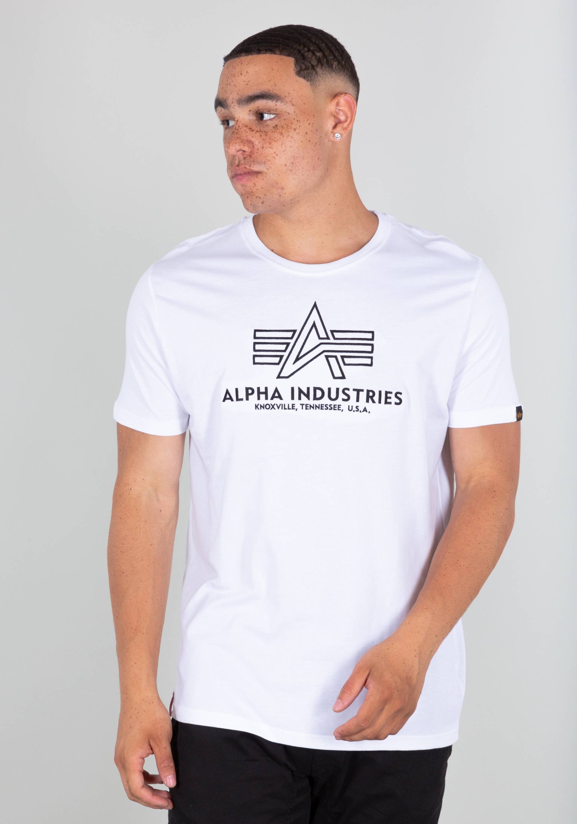 Alpha Industries T-Shirt »Alpha Industries Men - T-Shirts Basic T-Shirt Embroidery« von alpha industries