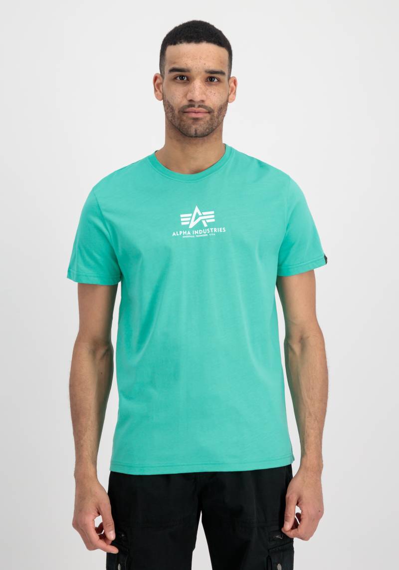 Alpha Industries T-Shirt »Alpha Industries Men - T-Shirts Basic T Mid Logo« von alpha industries
