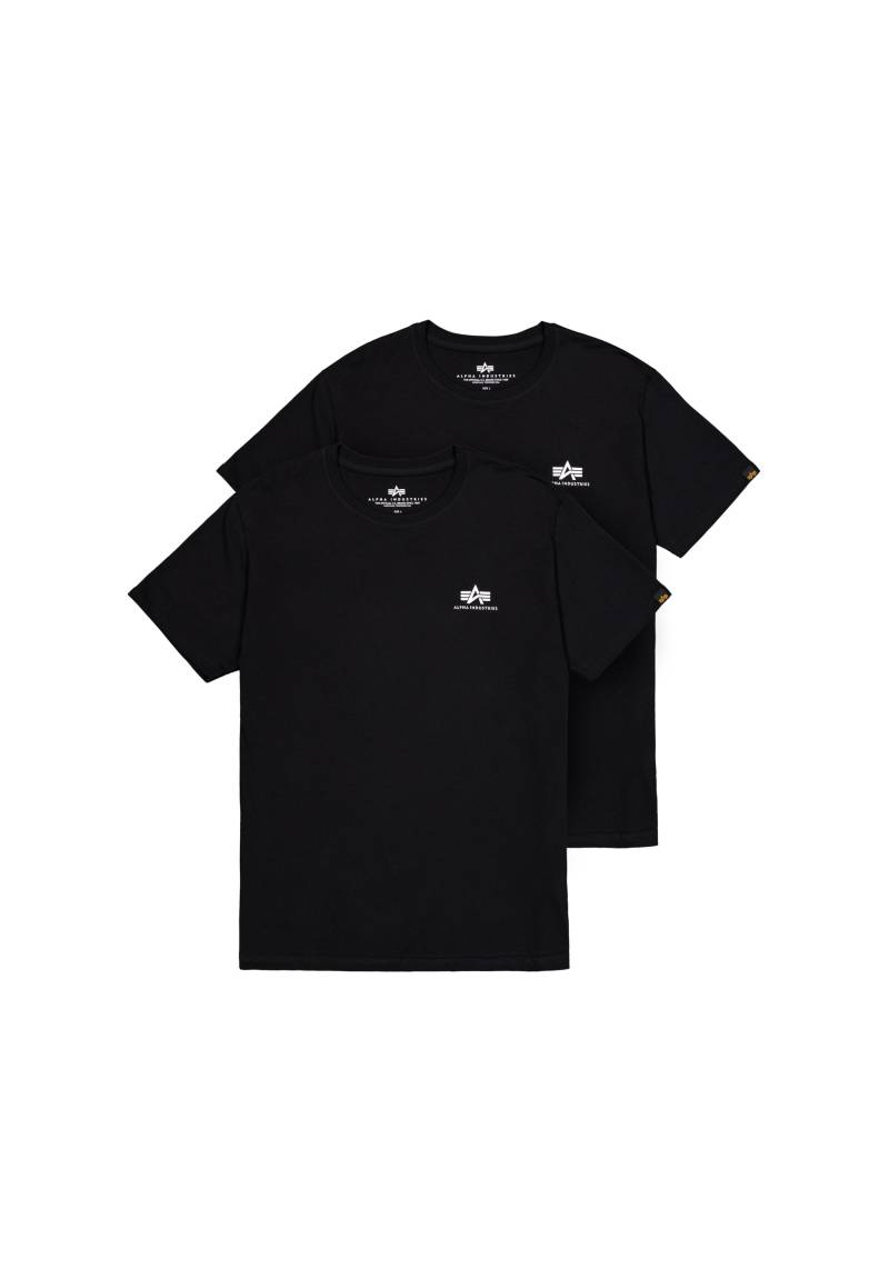 Alpha Industries T-Shirt »Alpha Industries Men - T-Shirts Basic T Small Logo 2 Pack« von alpha industries