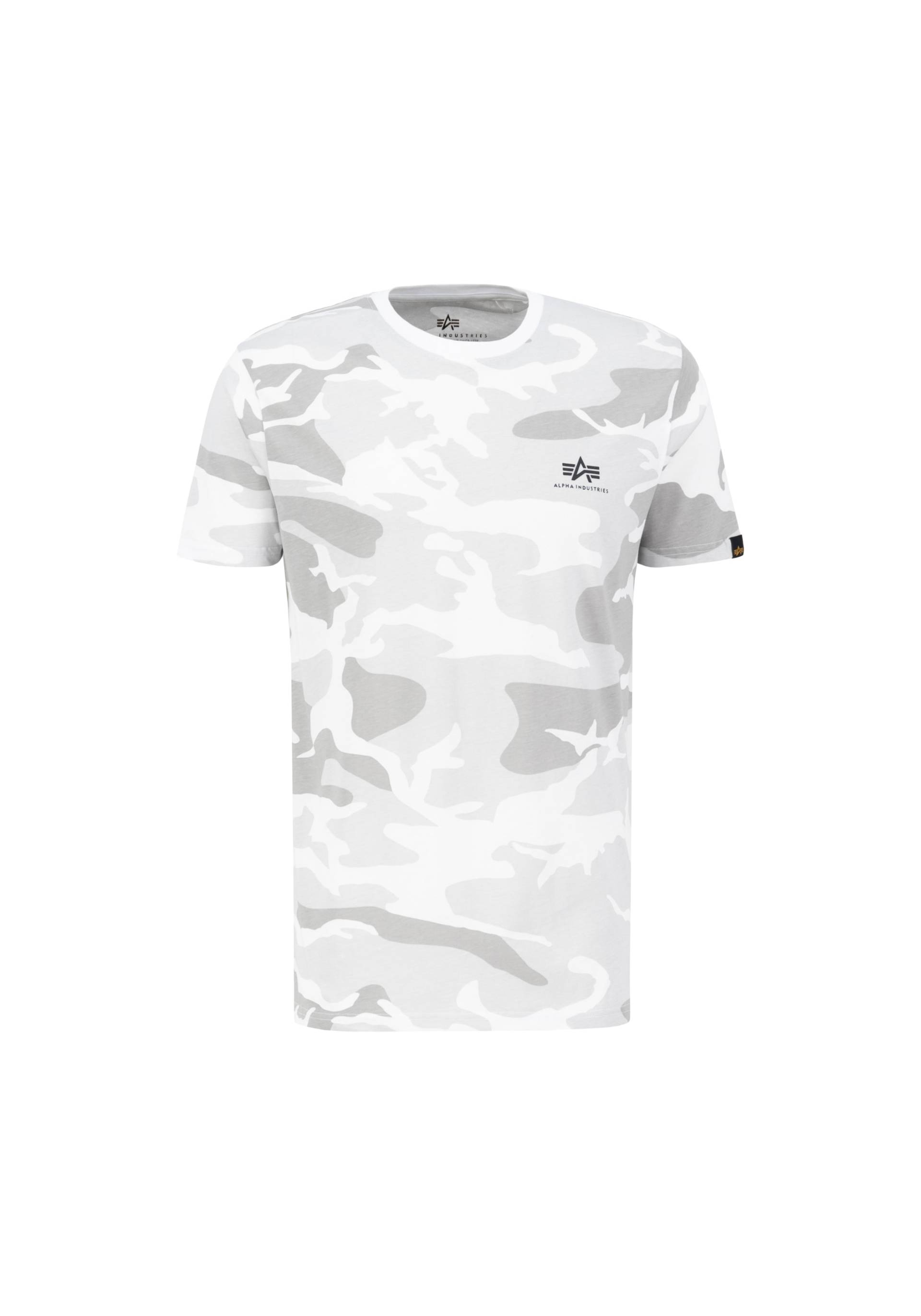 Alpha Industries T-Shirt »ALPHA INDUSTRIES Men - T-Shirts Basic T Small Logo Camo« von alpha industries