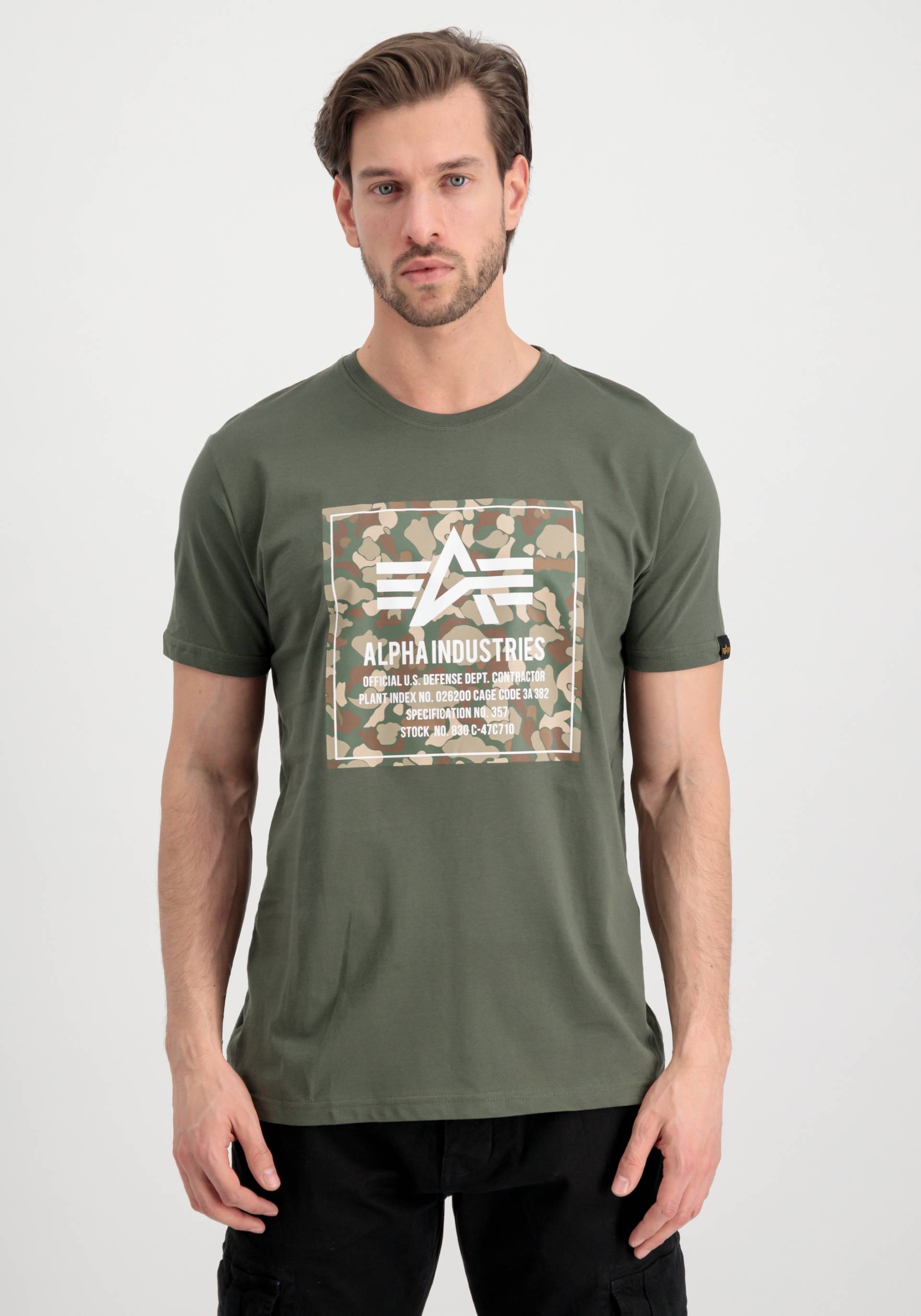 Alpha Industries T-Shirt »ALPHA INDUSTRIES Men - T-Shirts Camo Block T« von alpha industries